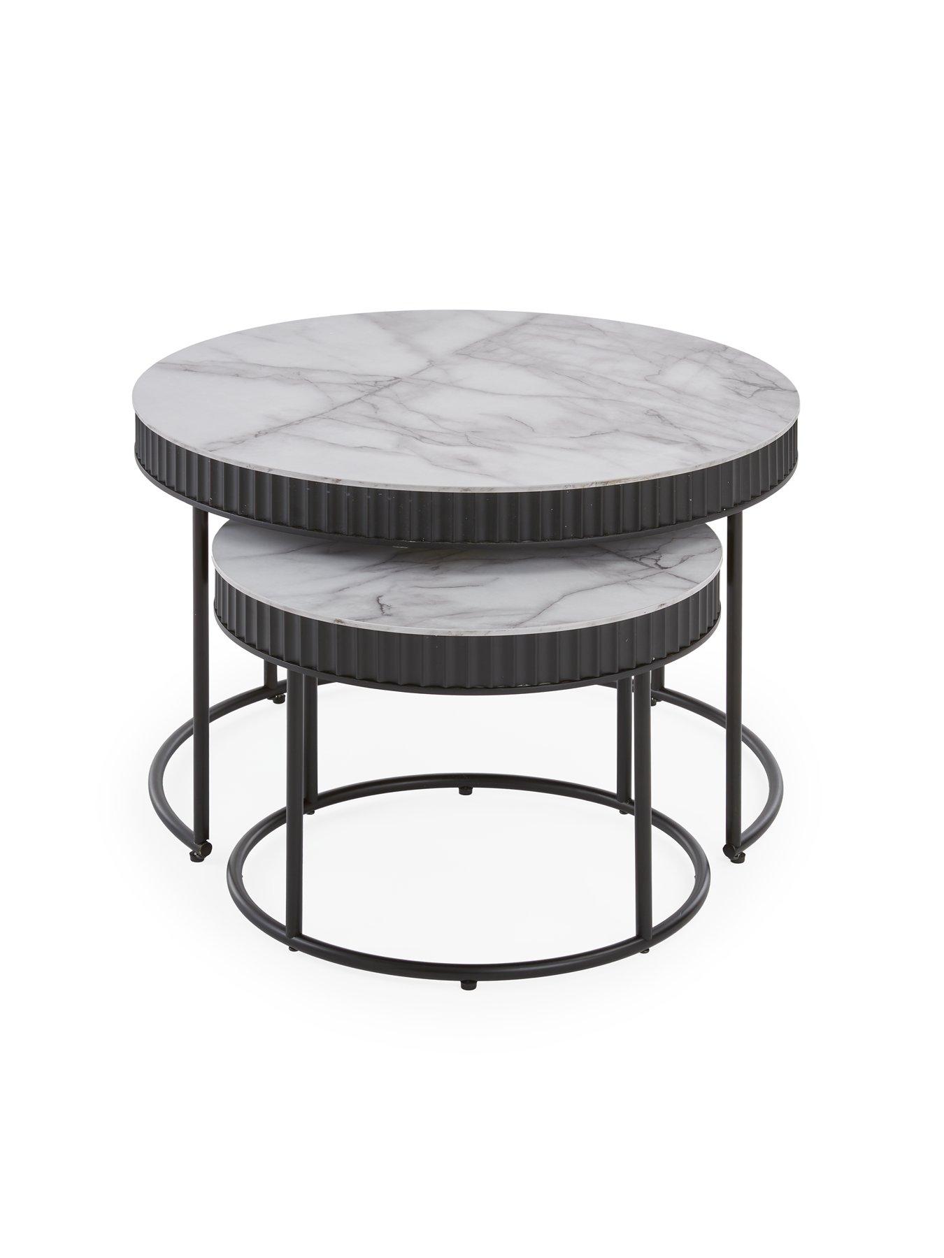Image 7 of 7 of The Very Collection Lucero Nest of 2 Tables