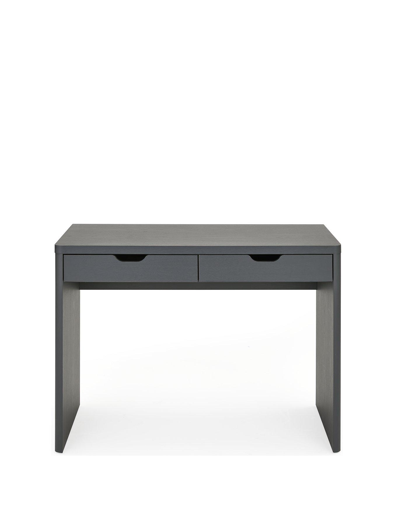 Image 2 of 7 of Very Home Aspen 2 Drawer Desk - Dark Grey Oak Effect