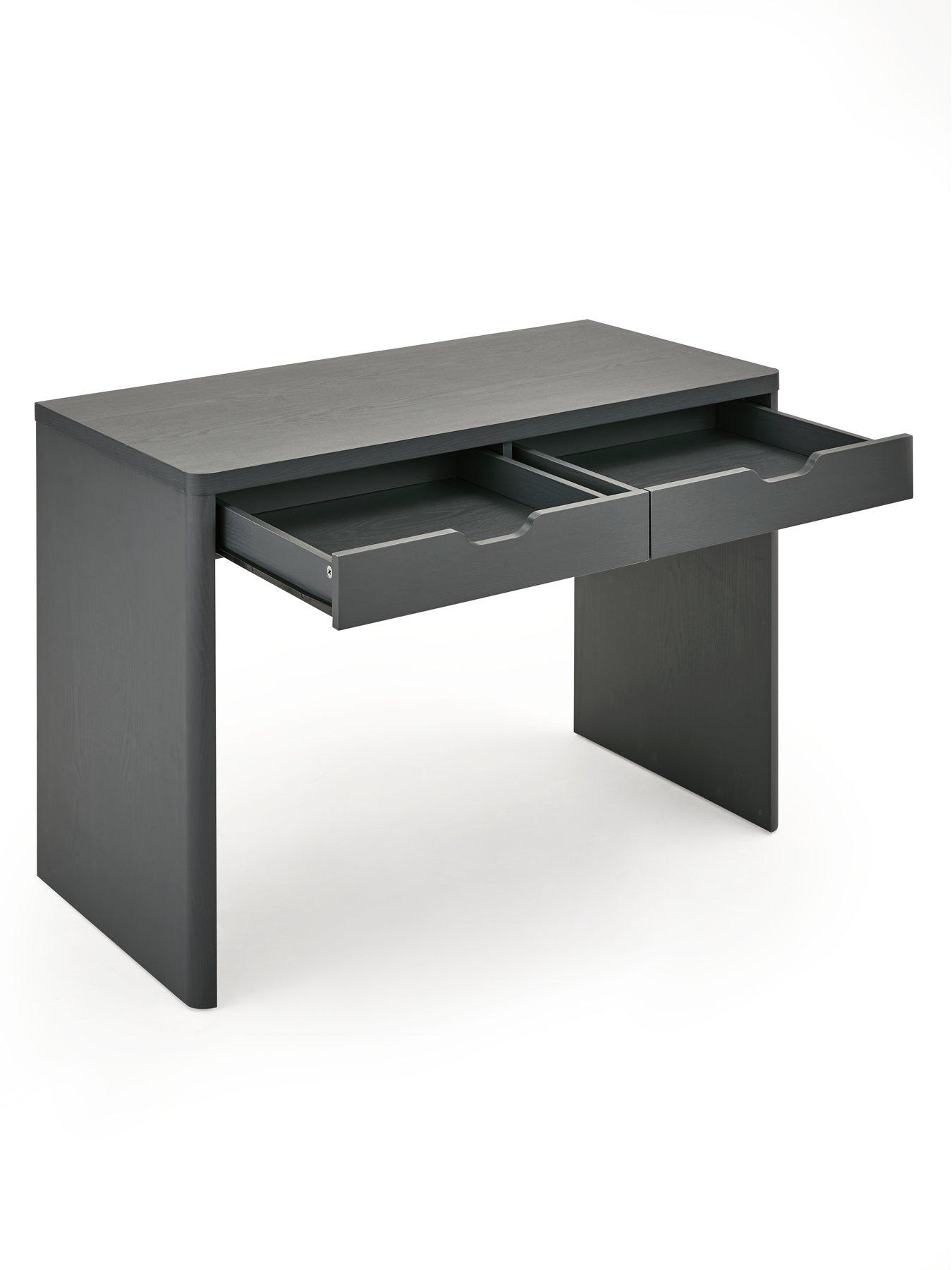 very-home-aspen-2-drawer-desk-dark-greyoutfit