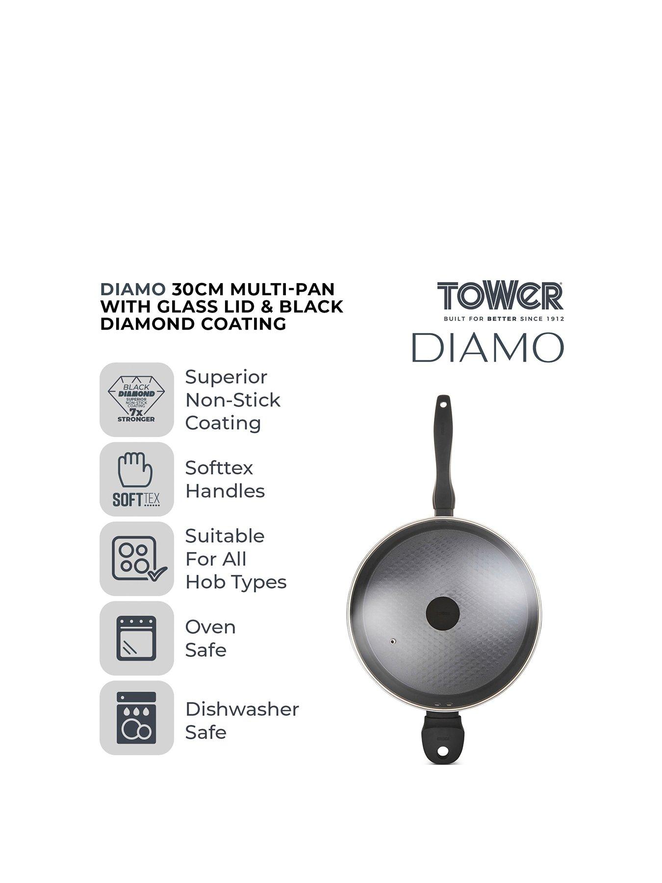 Image 2 of 7 of Tower Diamo 30 cm Multi-Pan with Glass Lid