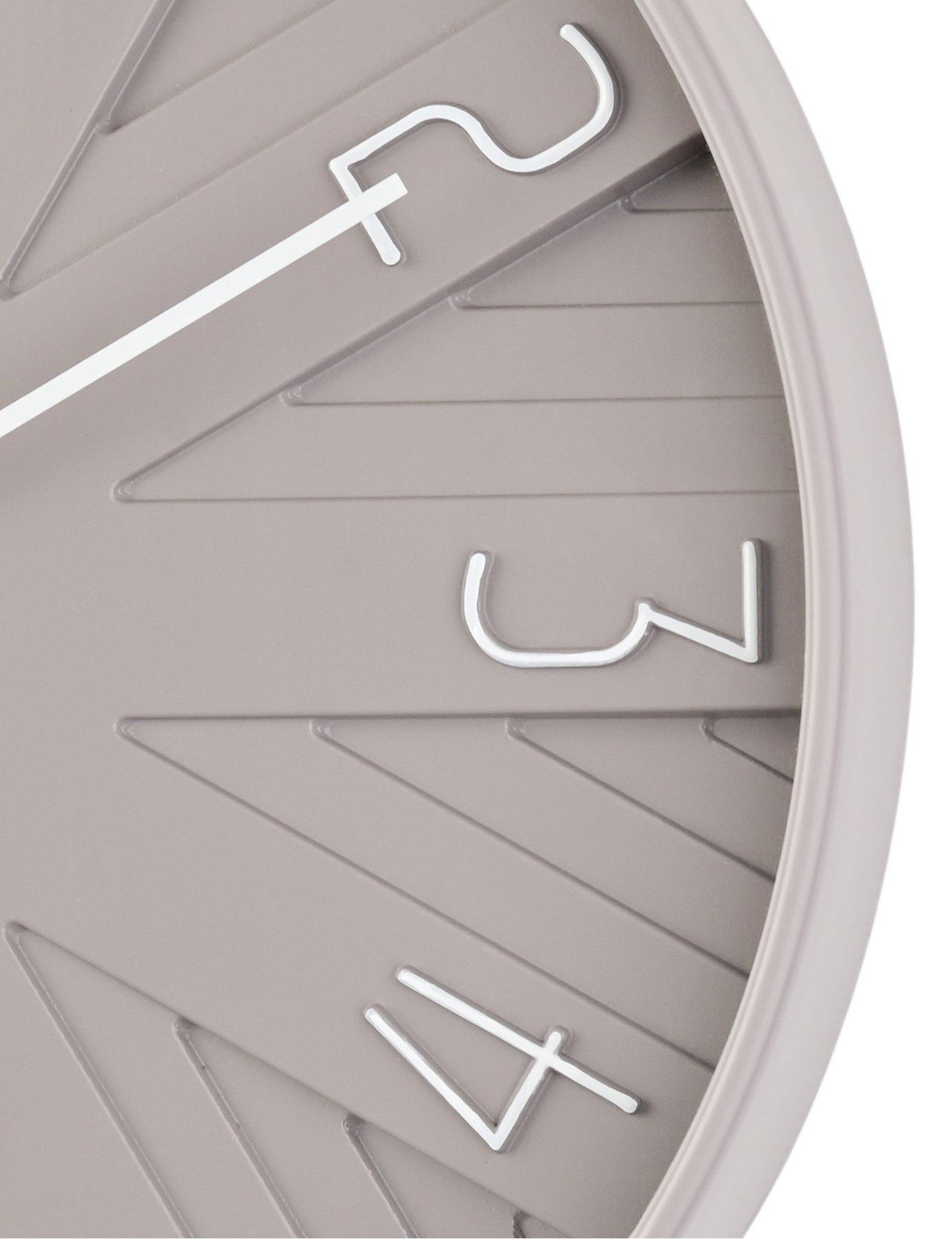 Image 2 of 2 of Hometime Dove Grey Wall Clock - 30cm