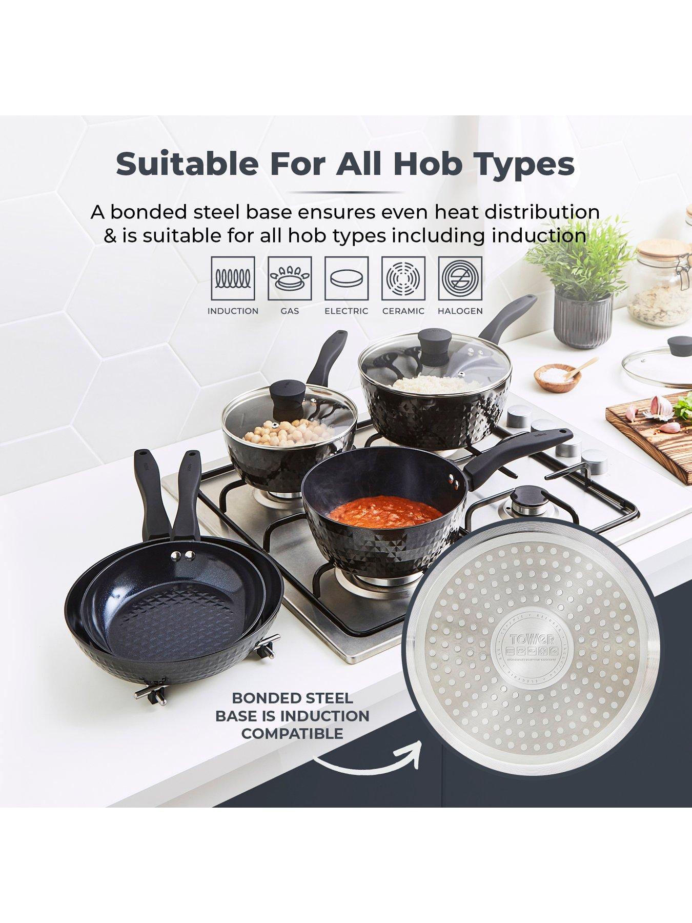 Image 6 of 8 of Tower Diamo 5-Piece Pan Set