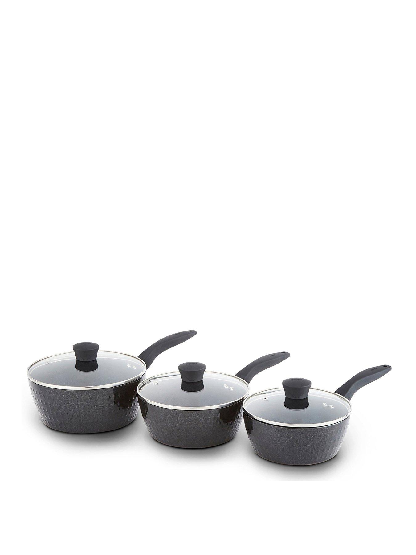 Image 1 of 8 of Tower Diamo 3-Piece Saucepan Set