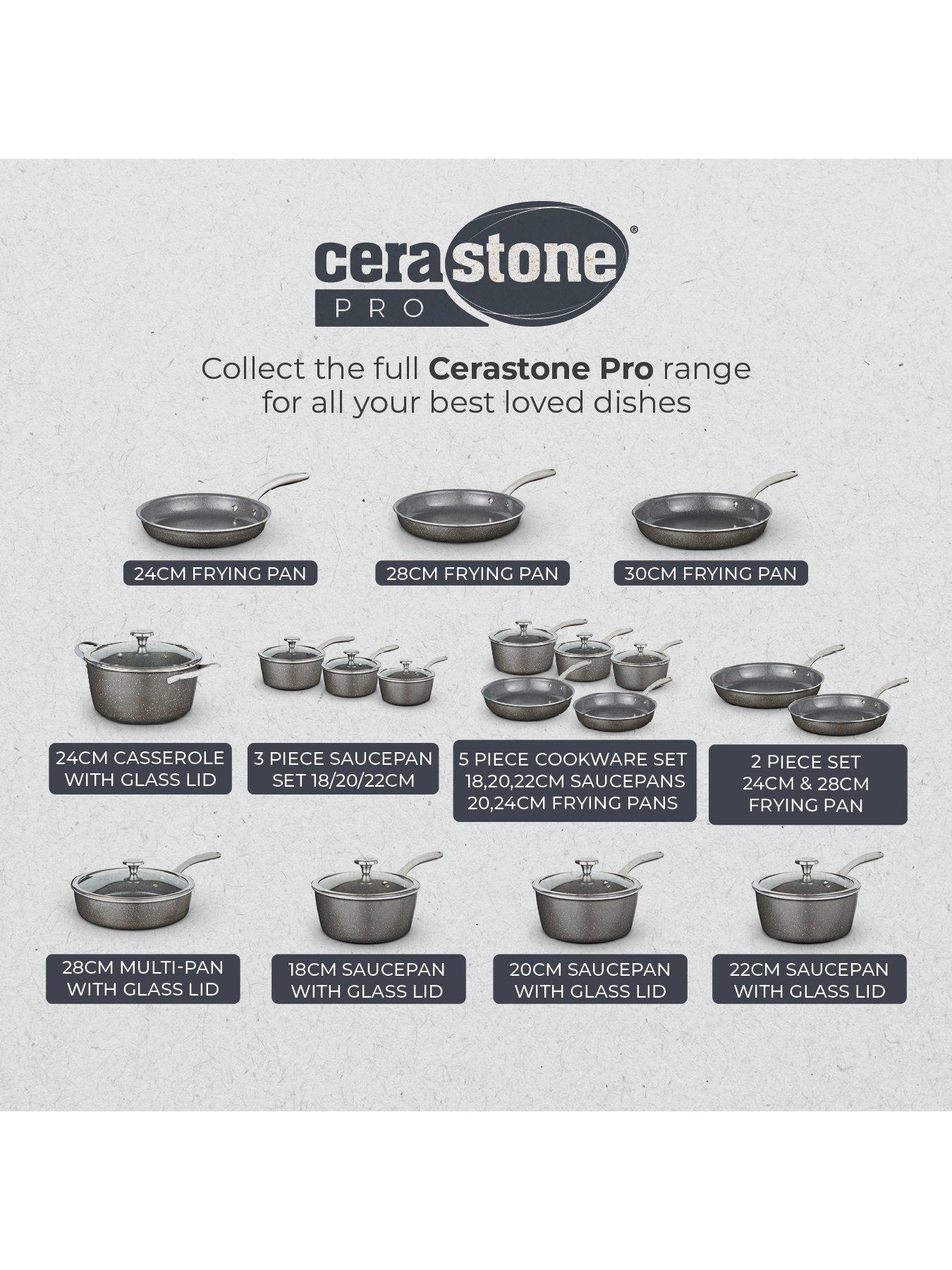 Image 6 of 7 of Tower Cerastone Pro 3-Piece Saucepan Set