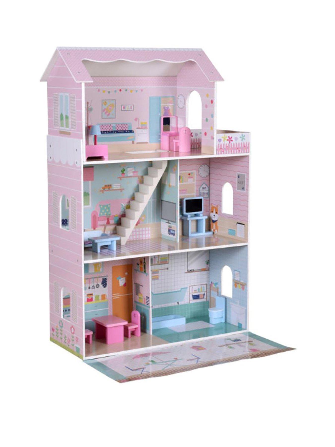 teamson-kids-exclusive-fancy-doll-house-13-piece-accessories