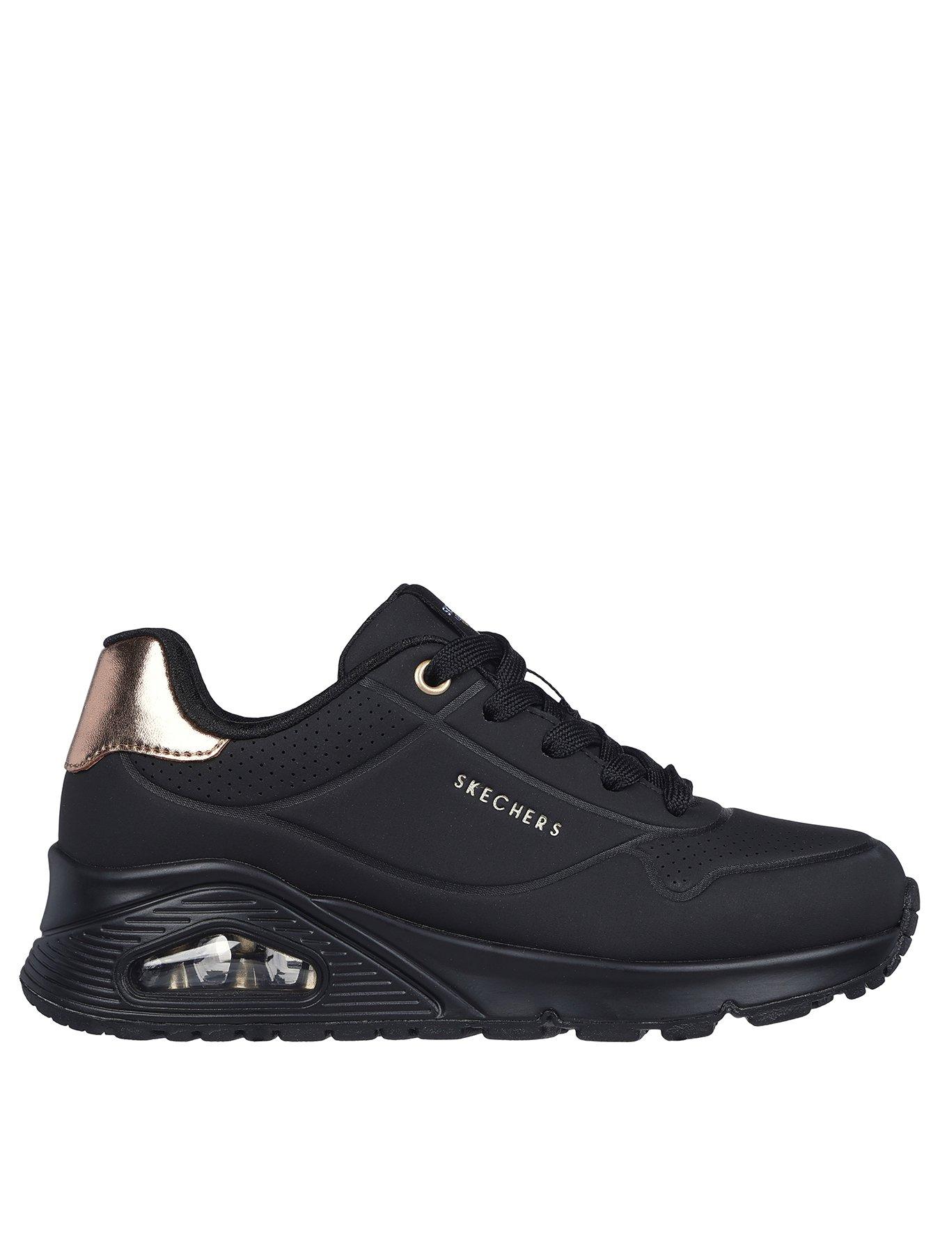 skechers-uno-gen1-shimmer-away-lace-up-trainerfront