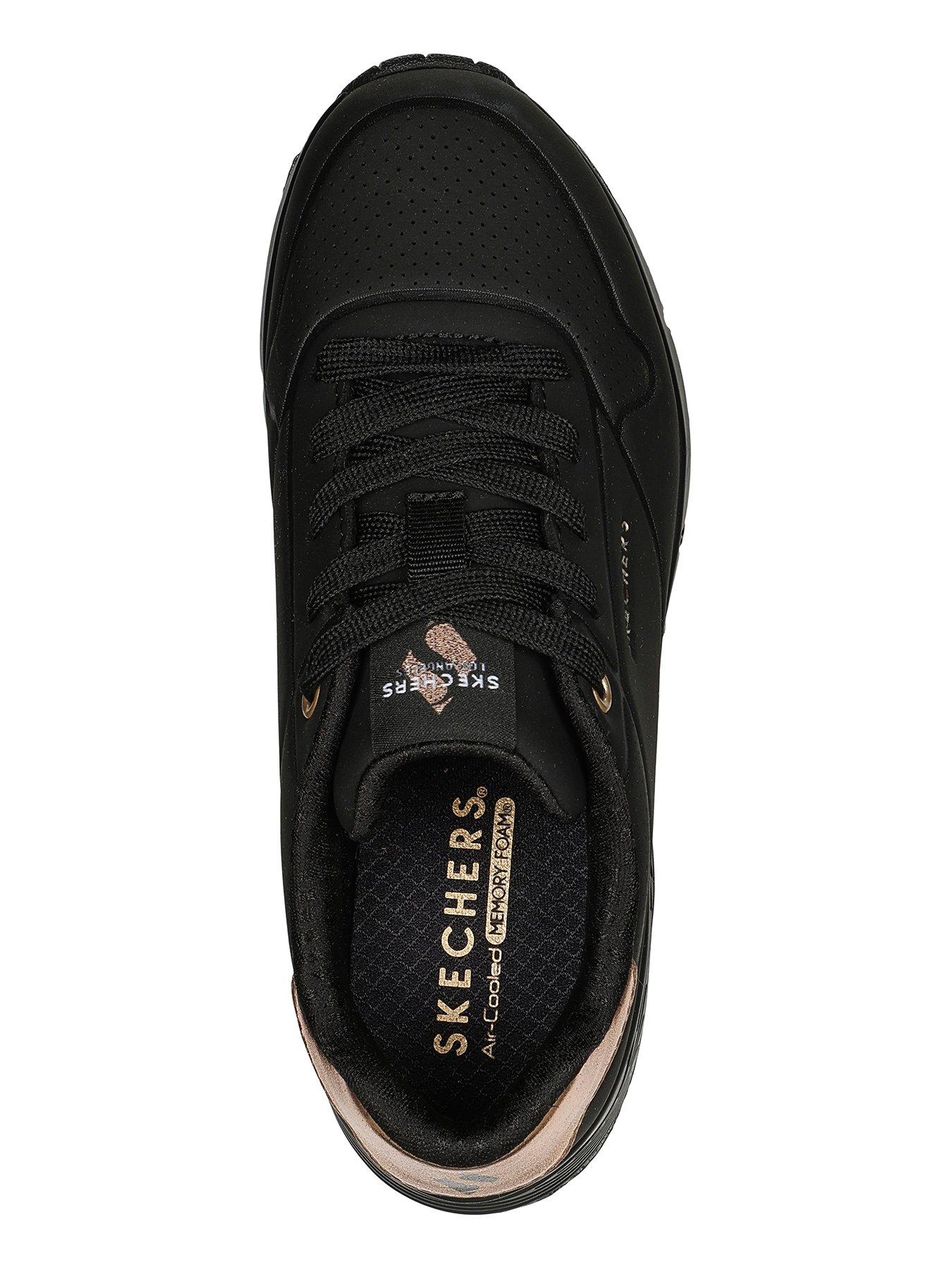 skechers-uno-gen1-shimmer-away-lace-up-traineroutfit