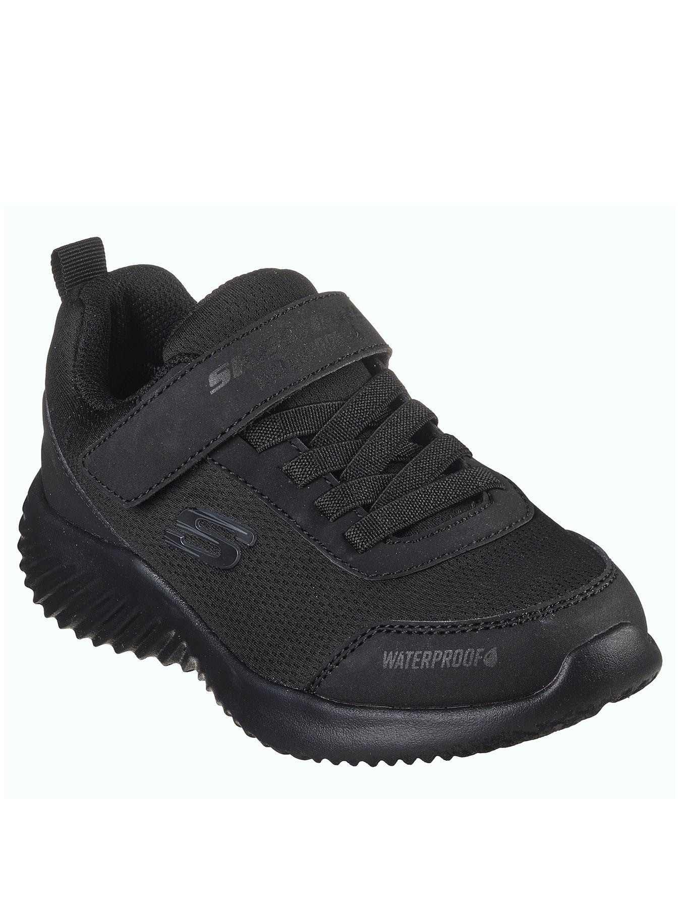 skechers-bounder-dripper-drop-waterproof-trainer-blackstillFront