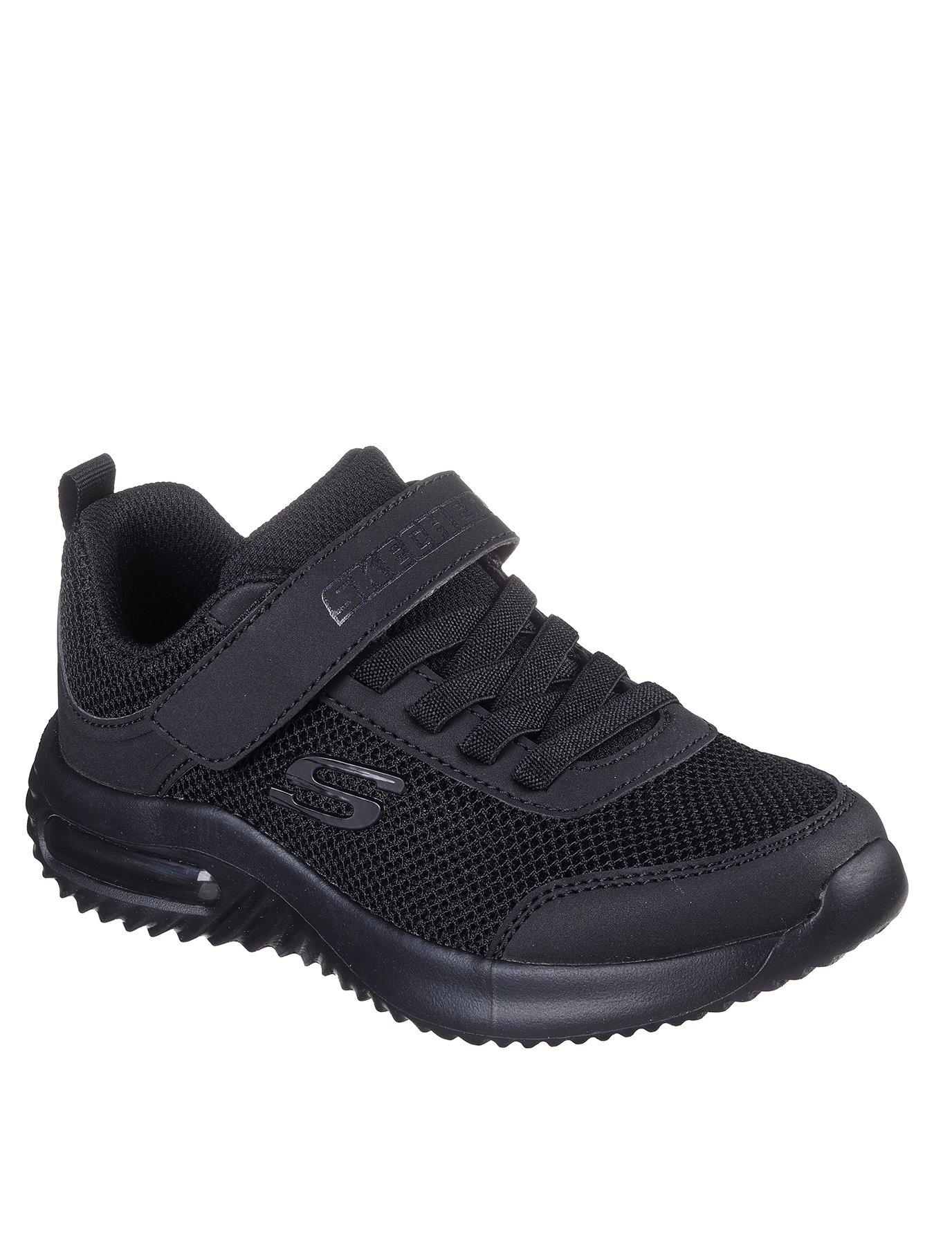 skechers-bounder-tech-lightweight-trainer-blackstillFront