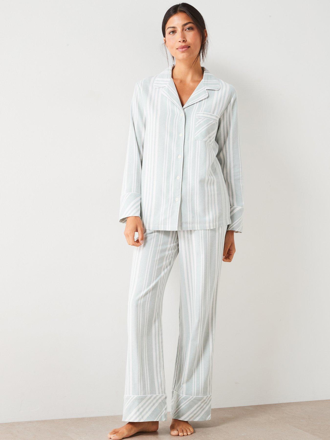 v-by-very-woven-stripe-revere-pj-set