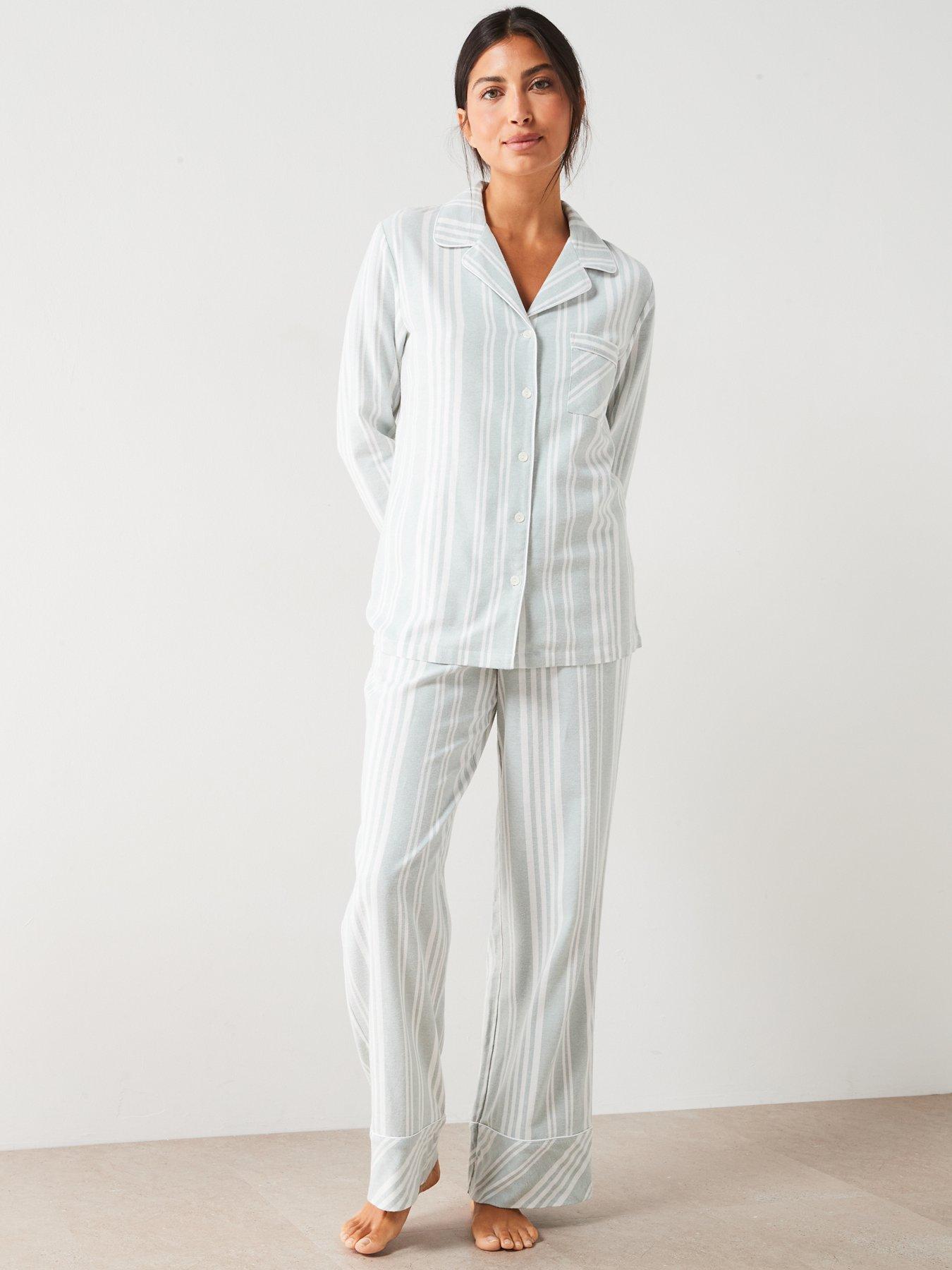 v-by-very-woven-stripe-revere-pj-setdetail