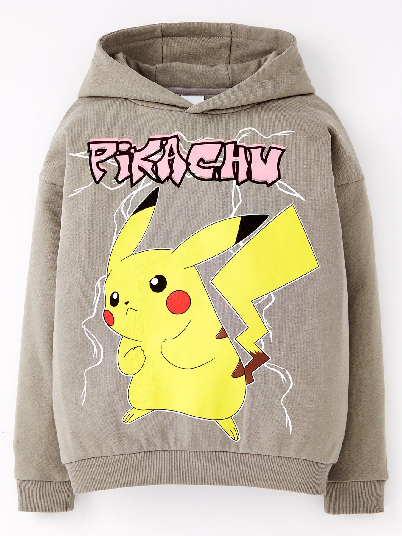 pokemon-pikachu-oversized-hoodie-grey