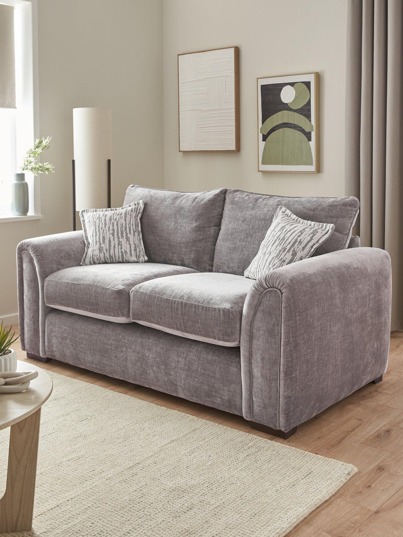 very-home-layla-fabric-2-seater-sofafront