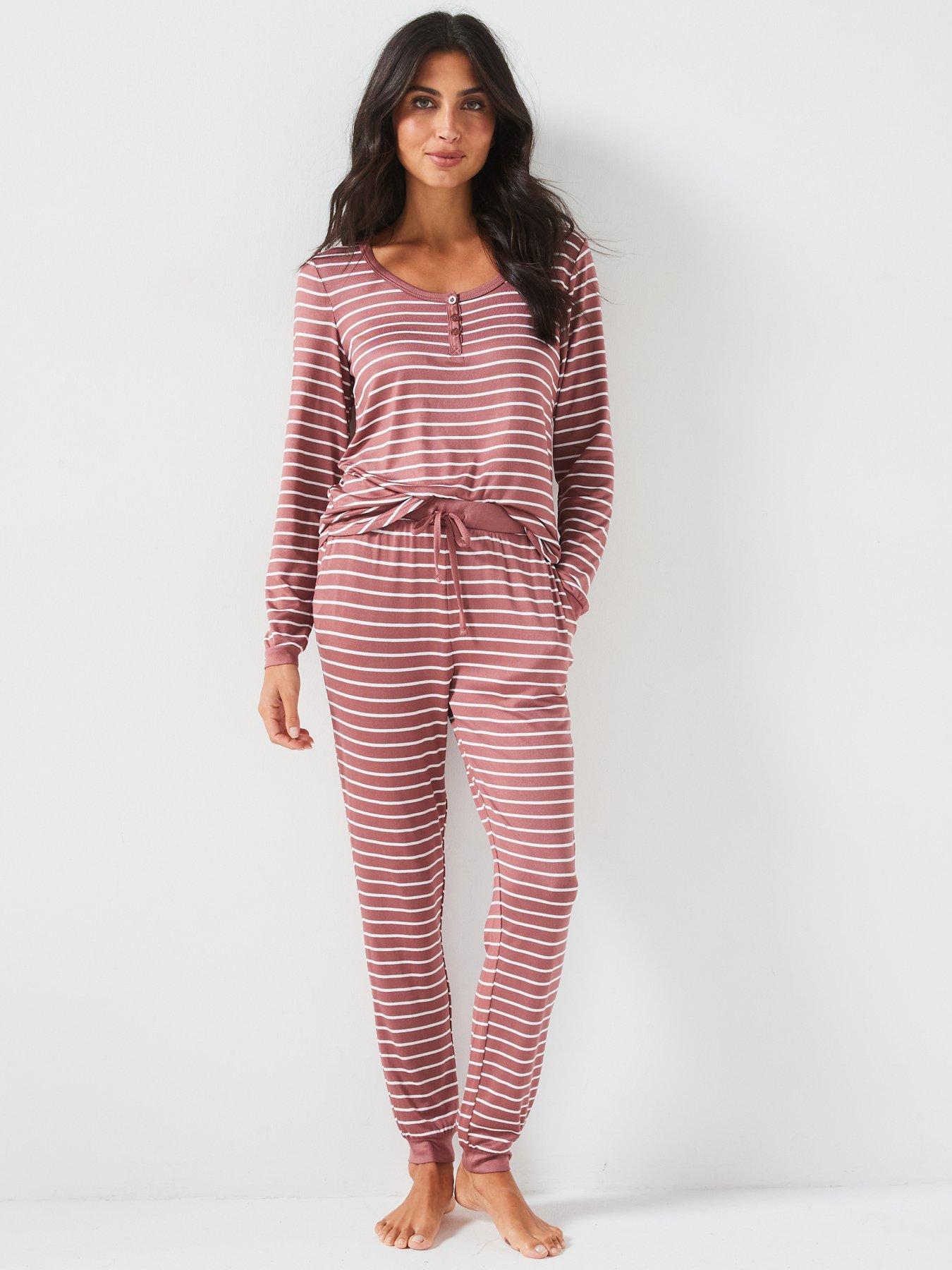 everyday-henley-stripe-berry-top-and-sim-leg-pj-set