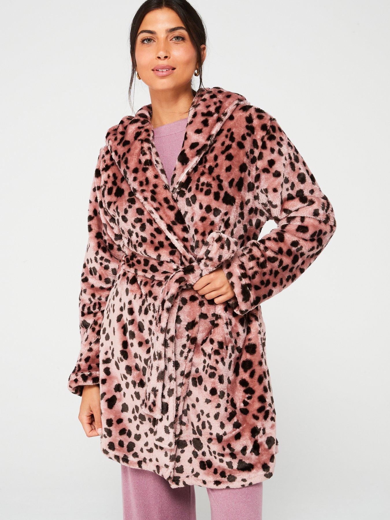 v-by-very-plush-hooded-dressing-gown-pink