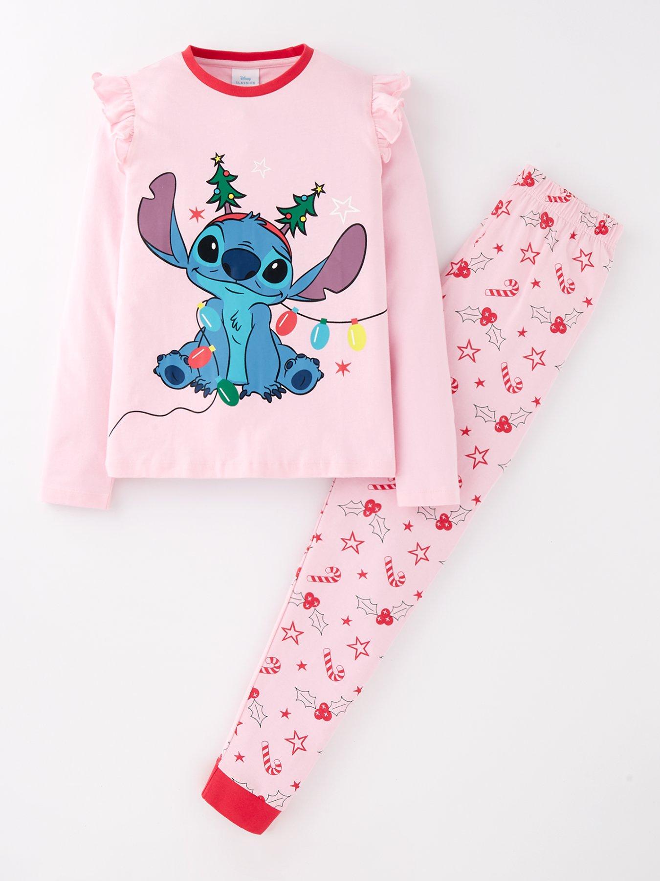 disney-lilo-stitch-disney-stitch-christmas-frill-sleeve-pyjamas