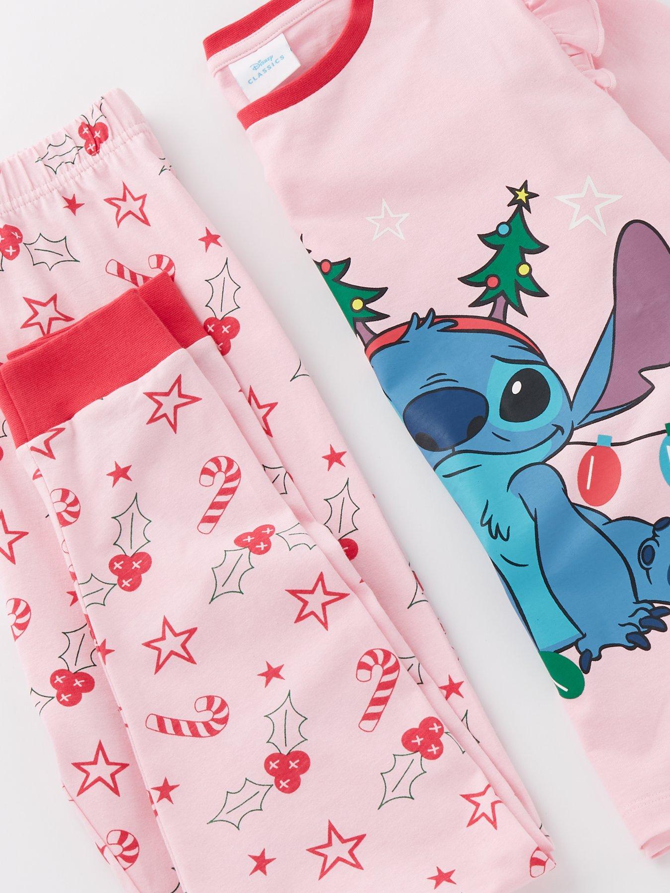 disney-lilo-stitch-disney-stitch-christmas-frill-sleeve-pyjamasdetail