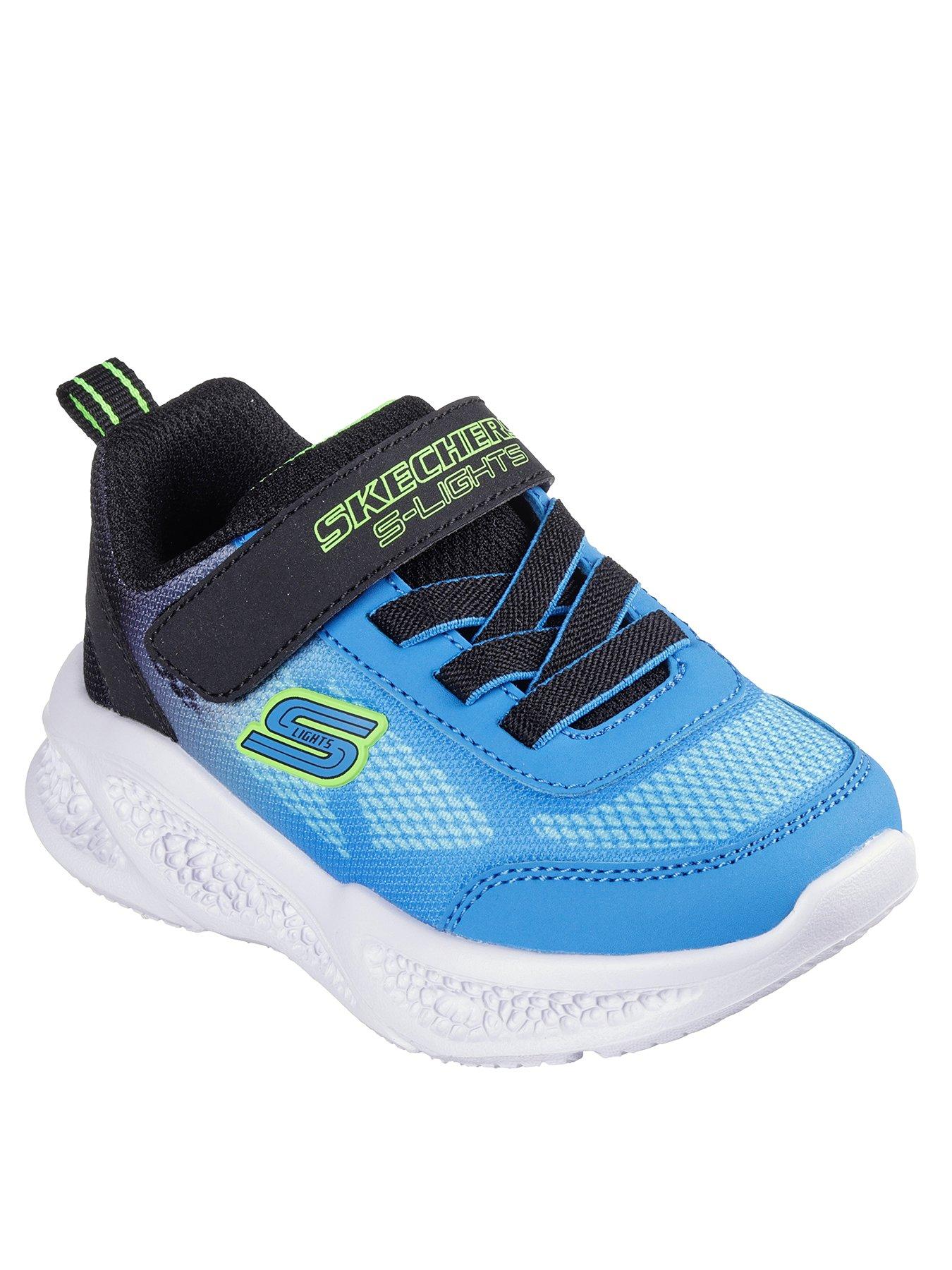 skechers-toddler-boys-meteor-lights-lighted-trainer-blackstillFront