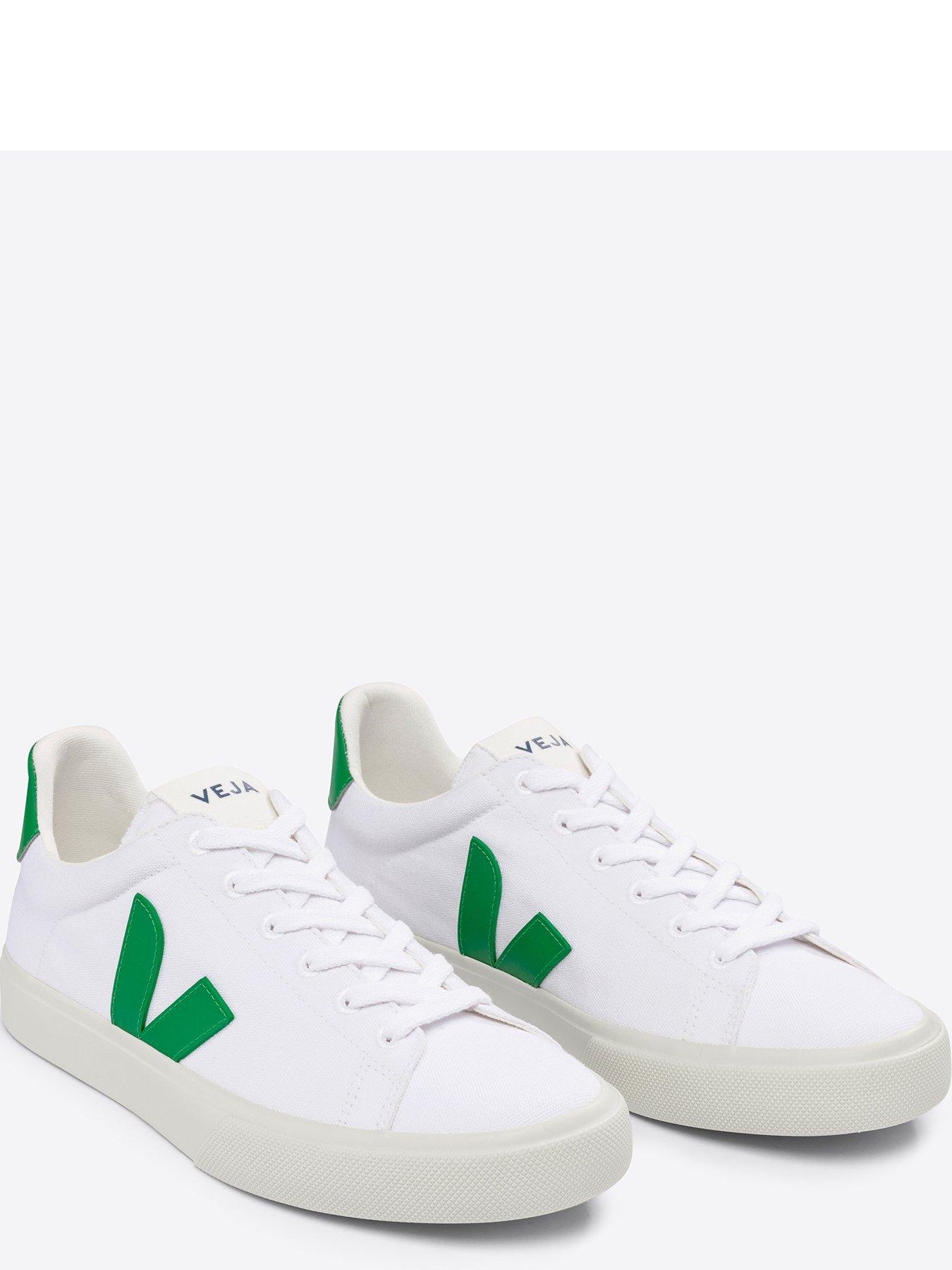 veja-mens-campo-canvas-trainers-whitegreenstillFront