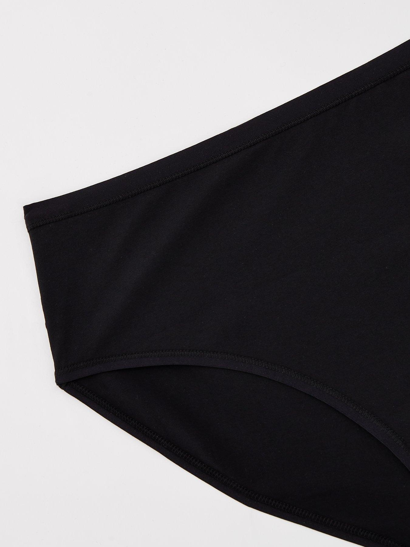 Image 4 of 4 of Everyday 5pk Plain Cotton Full High Waisted Briefs