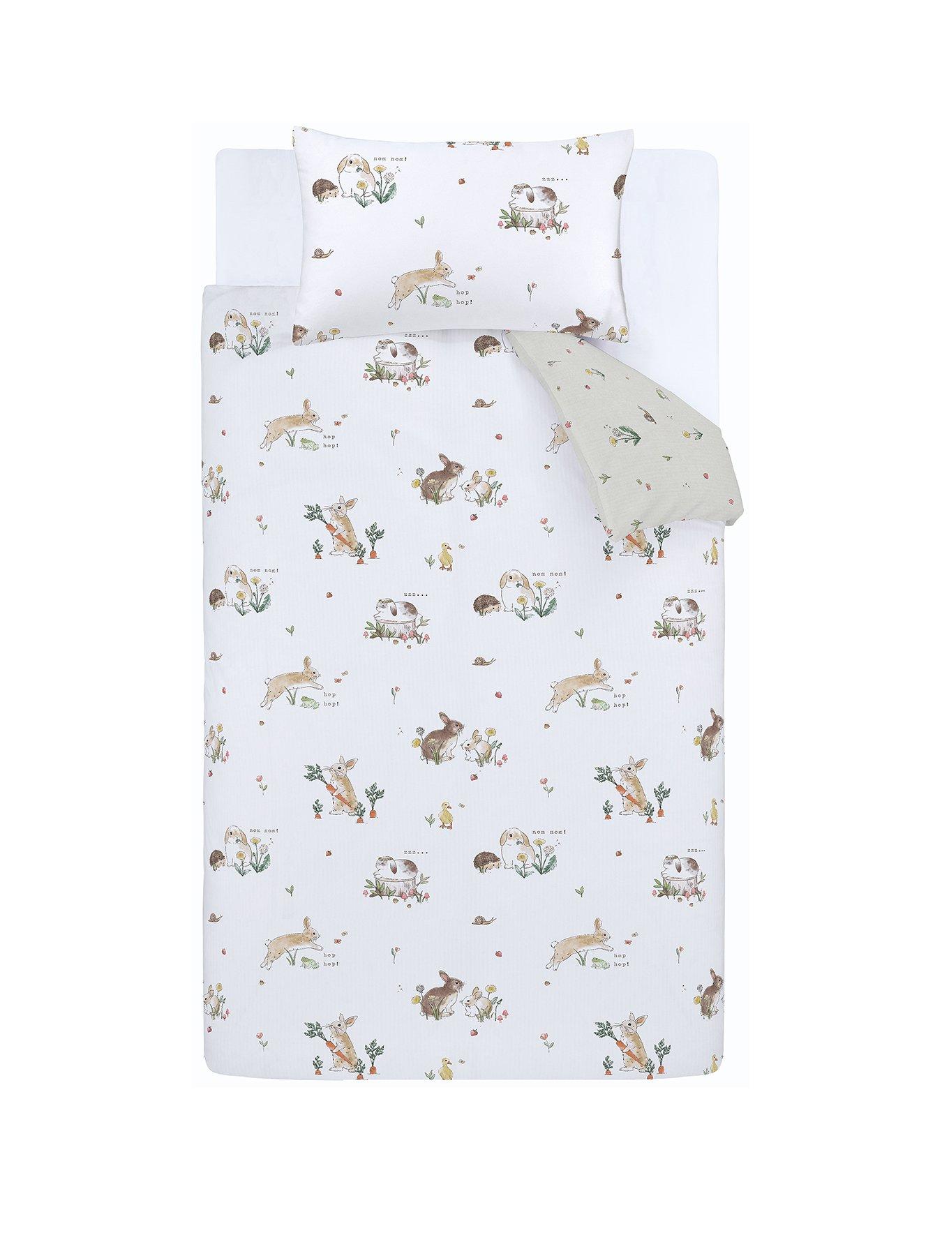 little-bianca-bunny-rabbit-friends-single-fitted-sheet-naturalstillFront