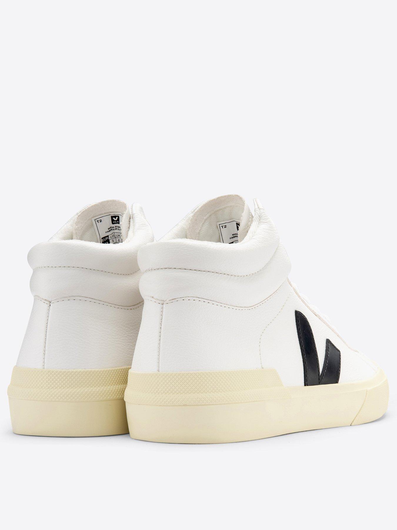 Image 3 of 4 of Veja Women's Minotaur Hi Trainers - White/Black