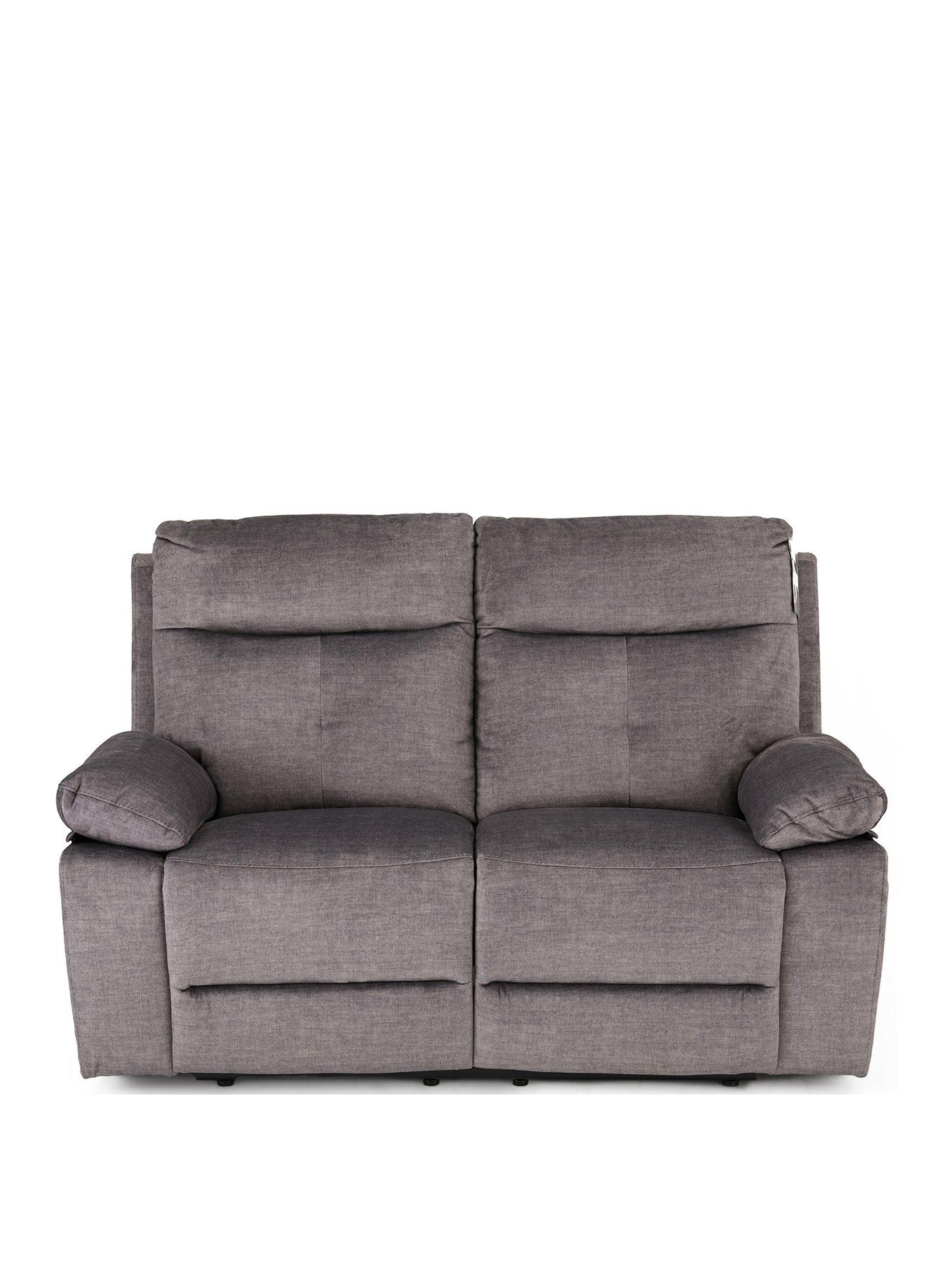 Image 2 of 6 of The Very Collection Ivana 2 Seater Fabric Power Recliner Sofa with USB Charging and Storage