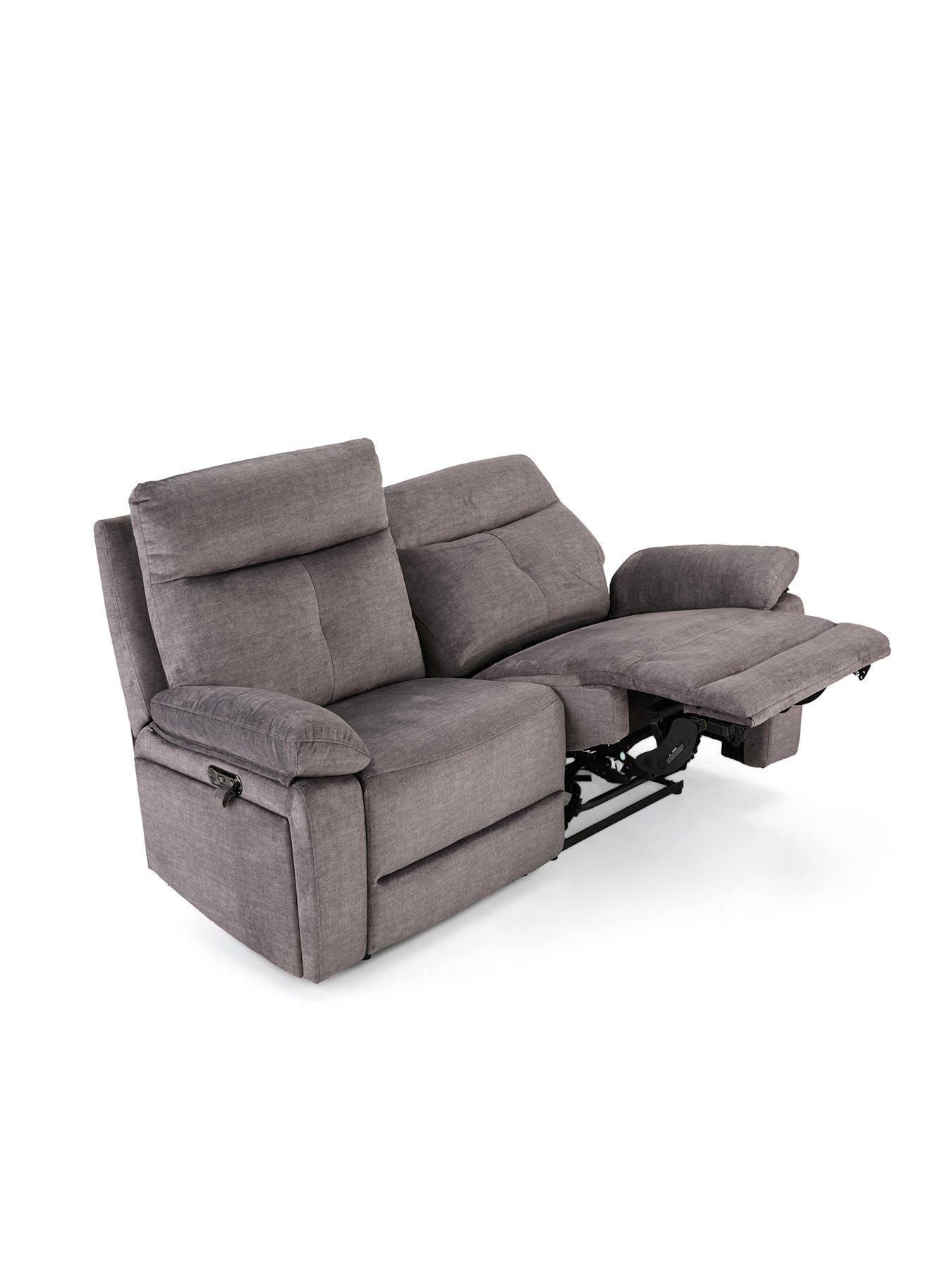 Image 4 of 6 of The Very Collection Ivana 2 Seater Fabric Power Recliner Sofa with USB Charging and Storage