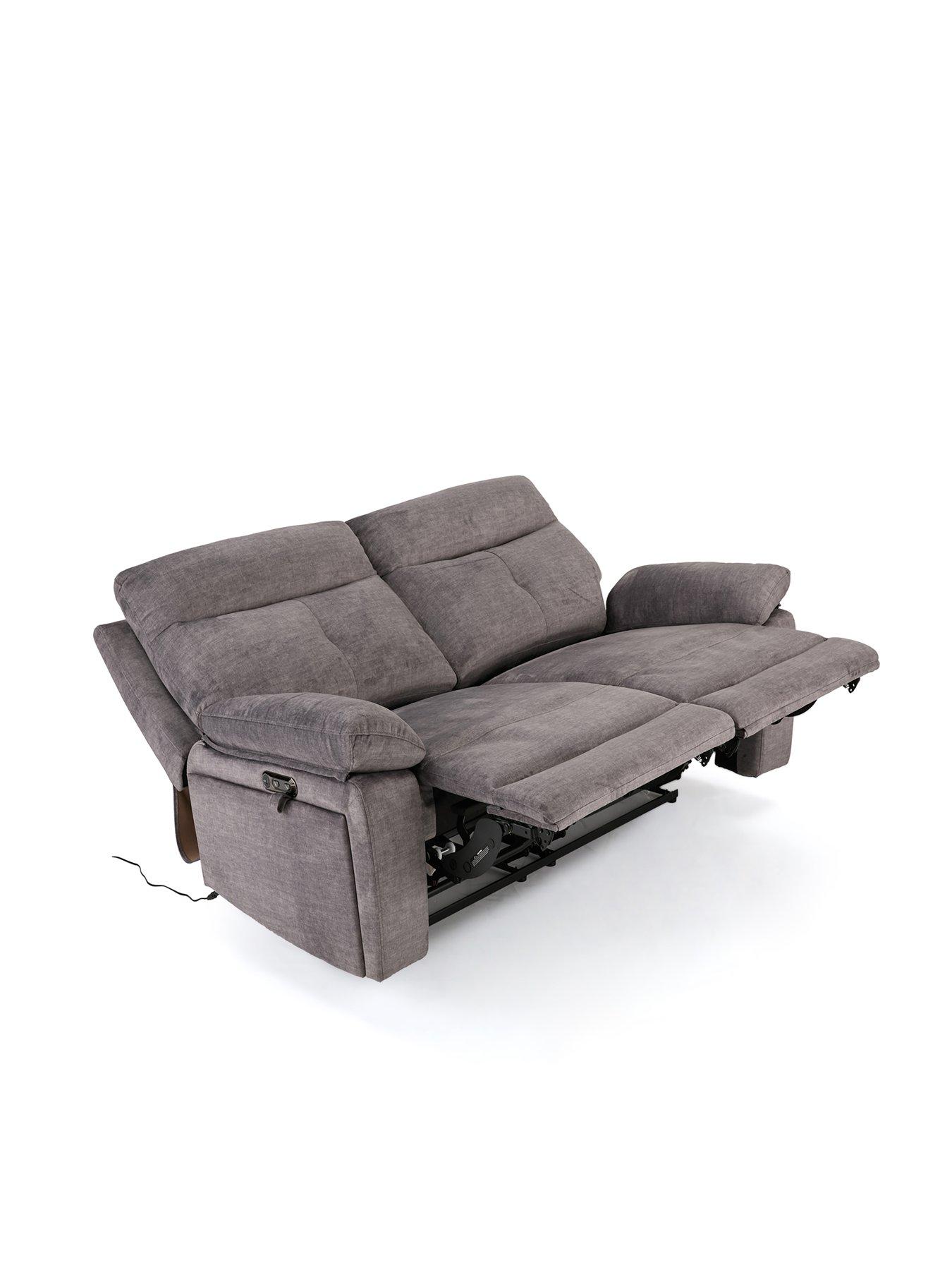 Image 5 of 6 of The Very Collection Ivana 2 Seater Fabric Power Recliner Sofa with USB Charging and Storage