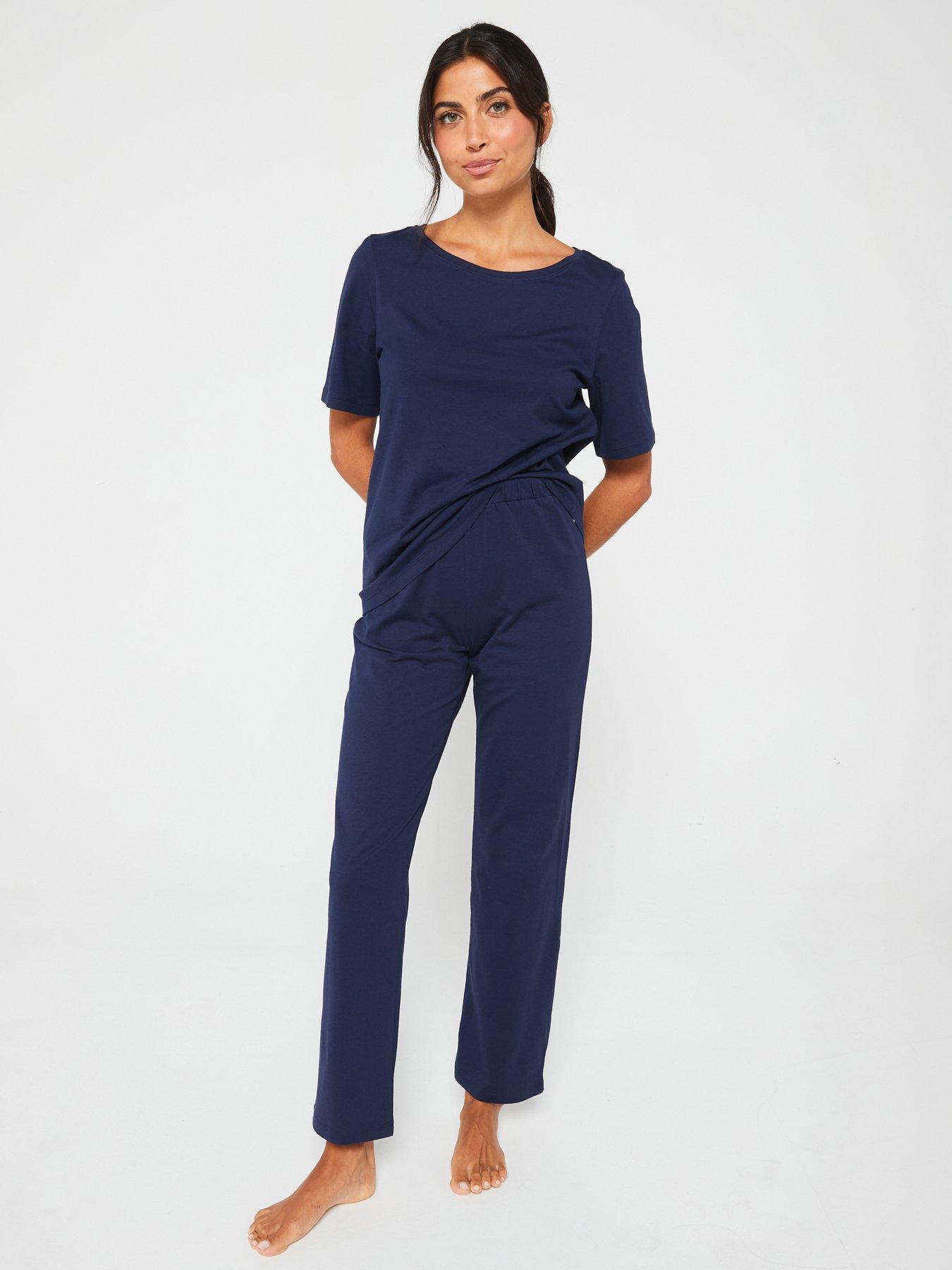 everyday-short-sleeve-and-slim-leg-pyjama-set-navy