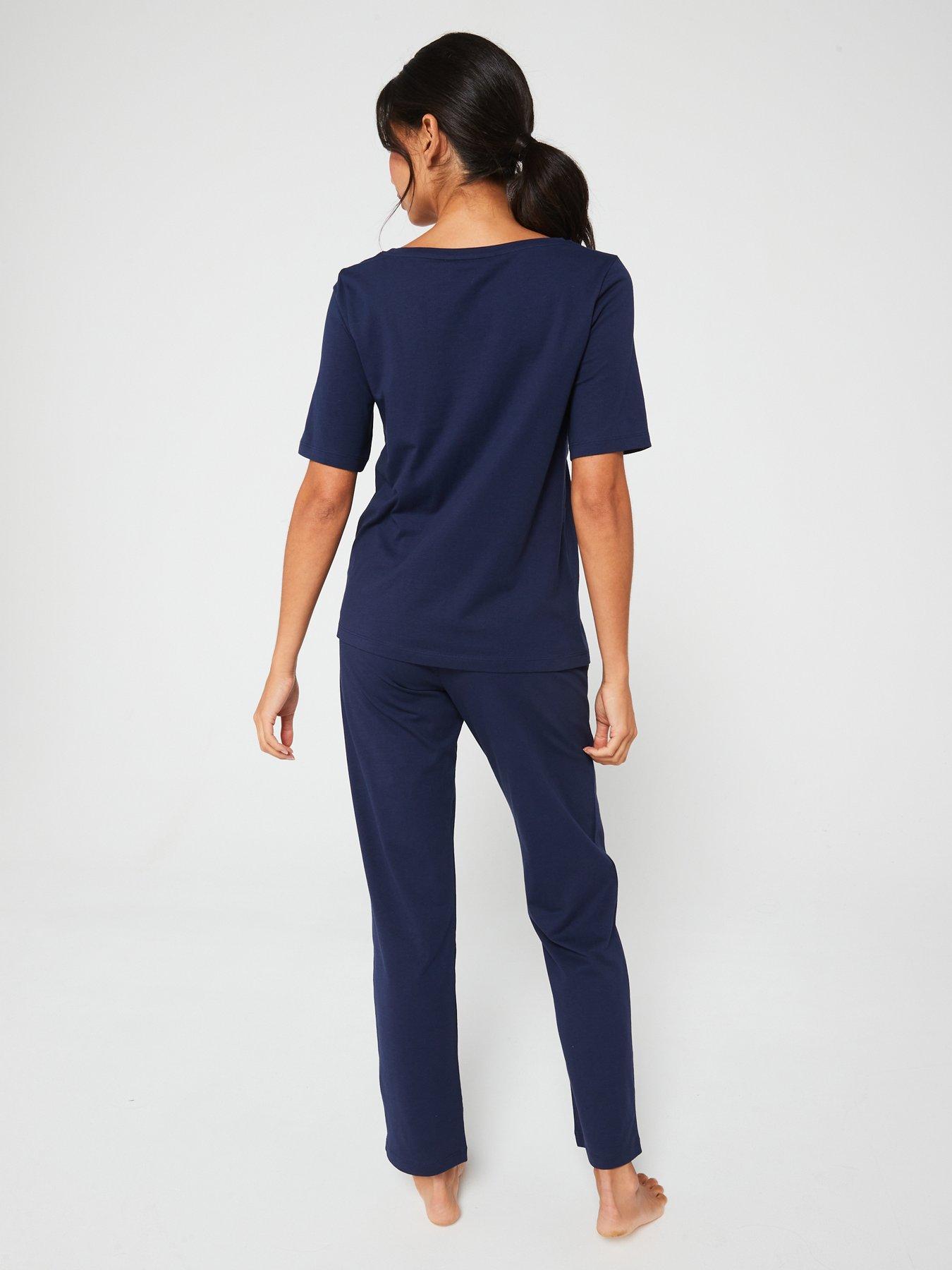 everyday-short-sleeve-and-slim-leg-pyjama-set-navystillFront