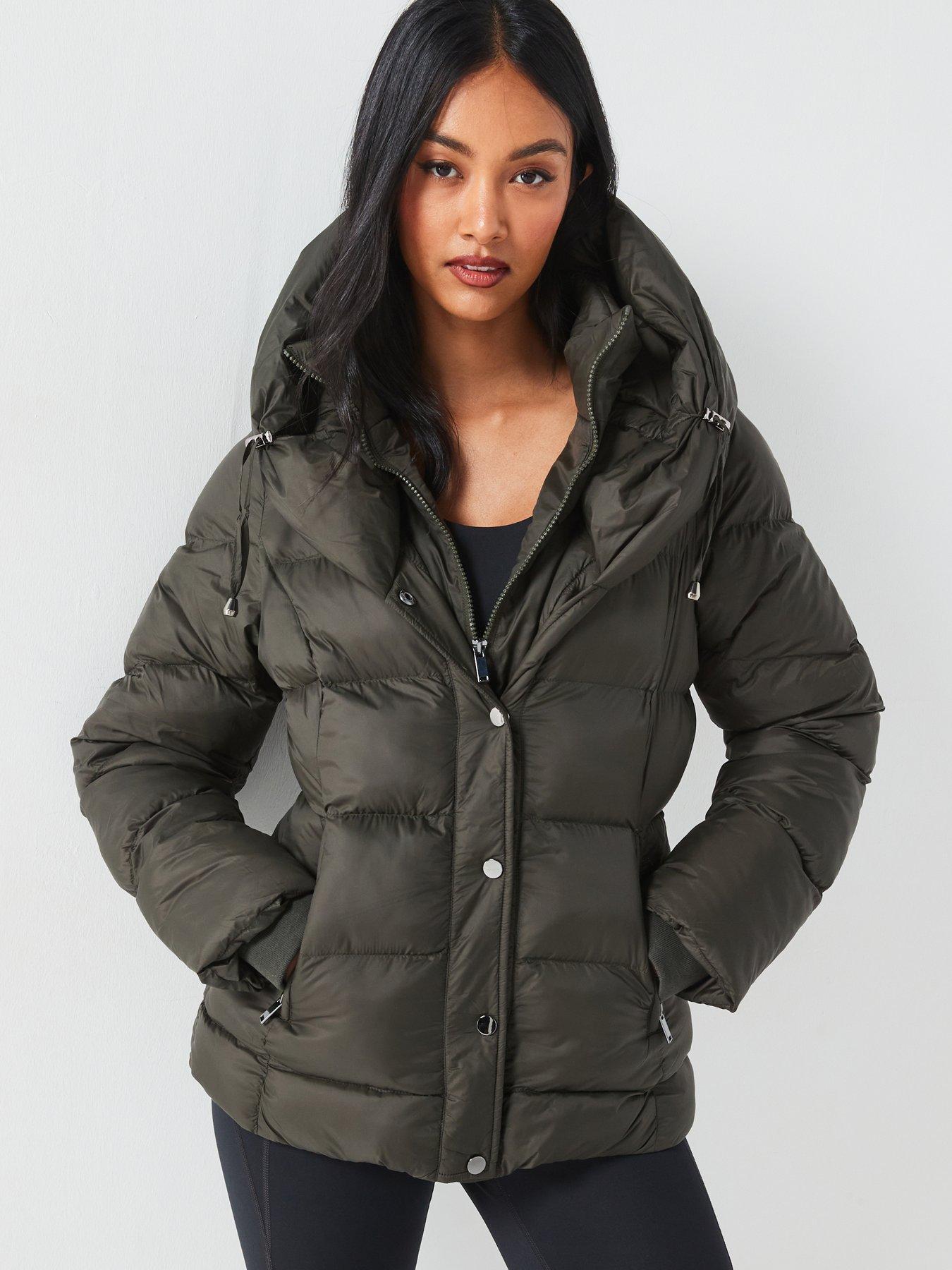 v-by-very-olive-green-padded-short-coat-with-double-collarfront