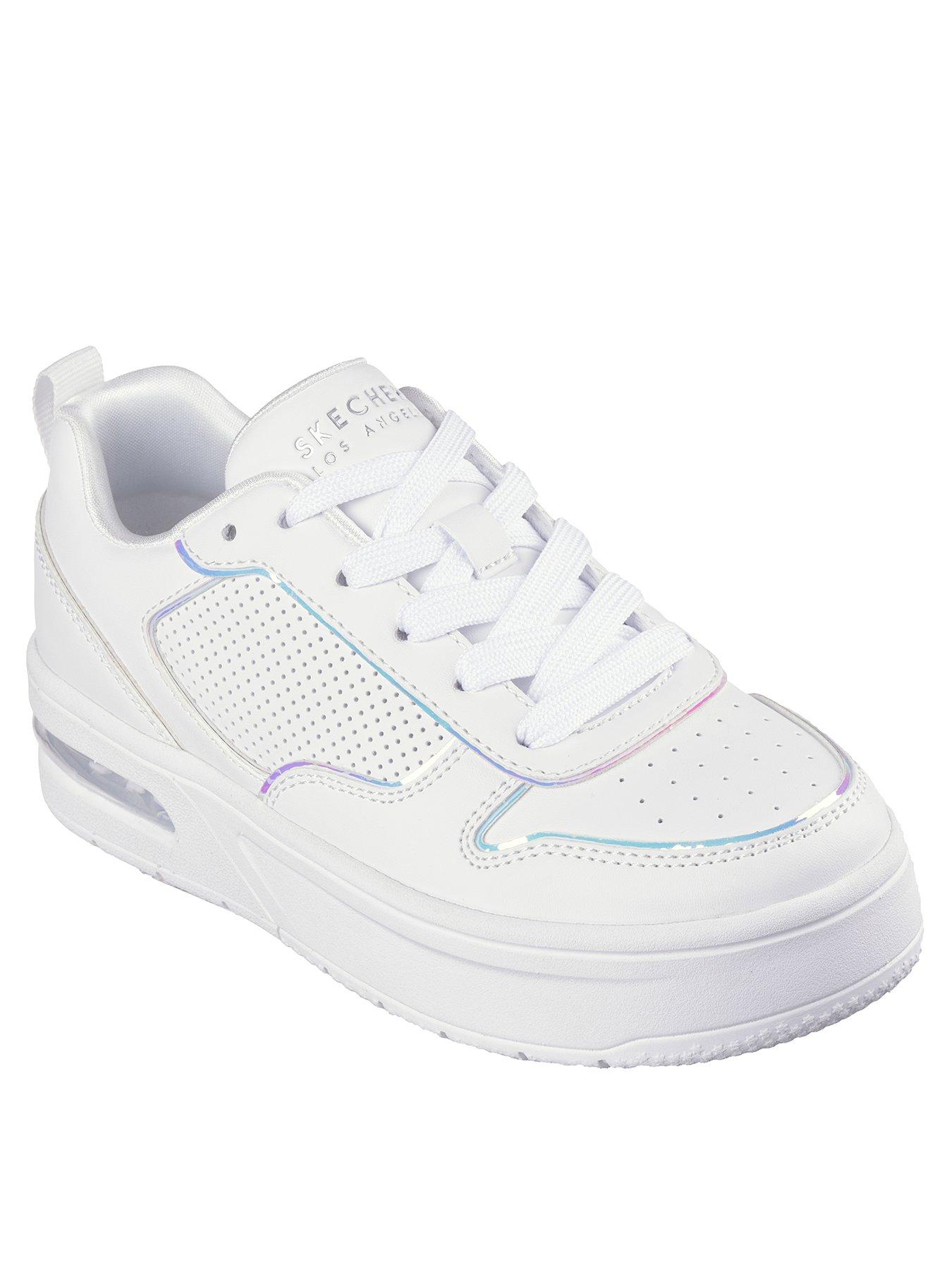 skechers-girls-court-hi-air-lace-up-platform-trainerstillFront