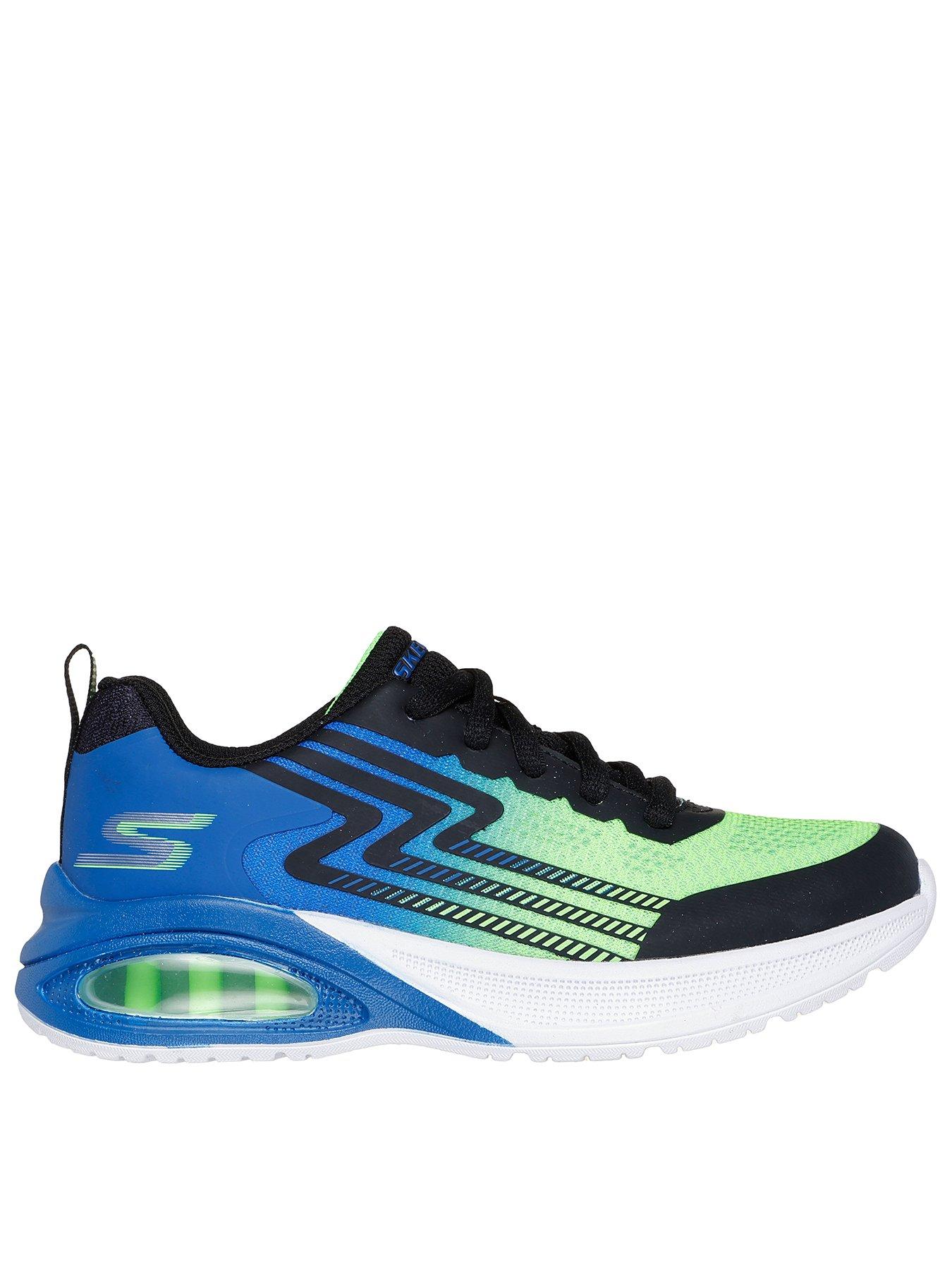 undefined Microspec Max Advance Lace Up Trainer - Blue