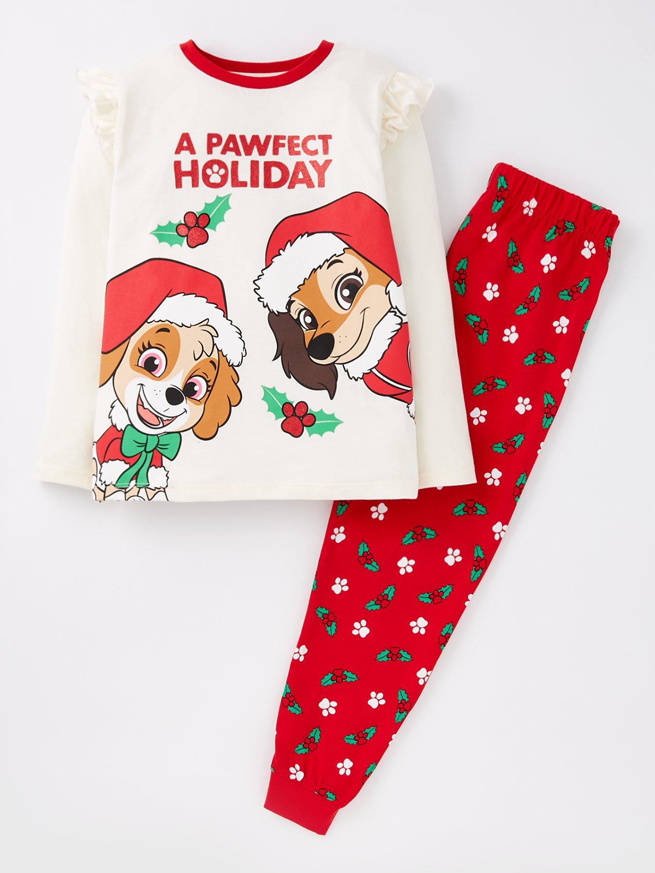 paw-patrol-christmas-frill-sleeve-pyjamas-off-white