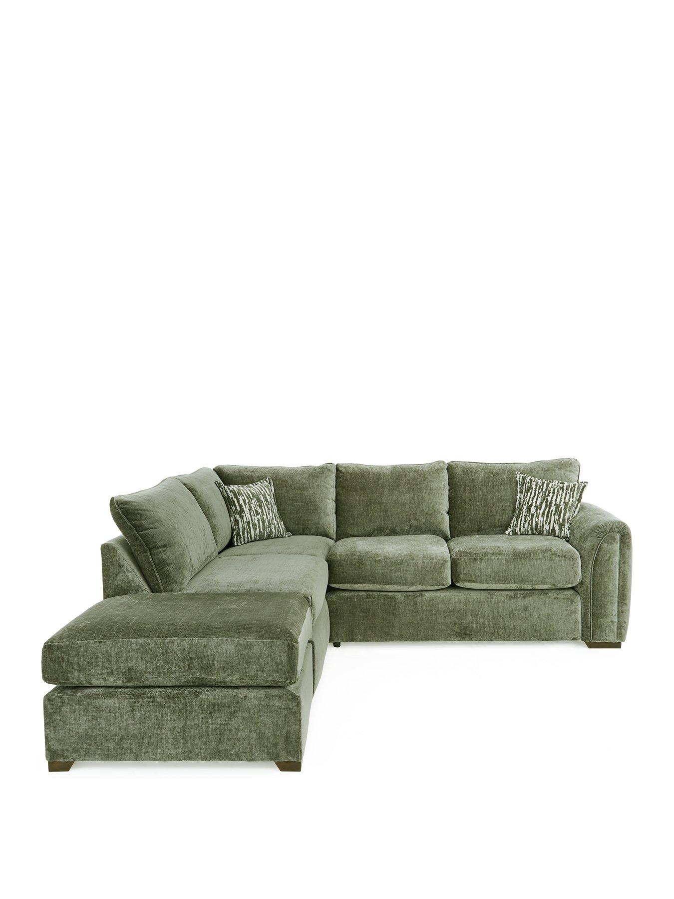 very-home-layla-fabric-left-hand-corner-chaise-with-footstoolstillFront