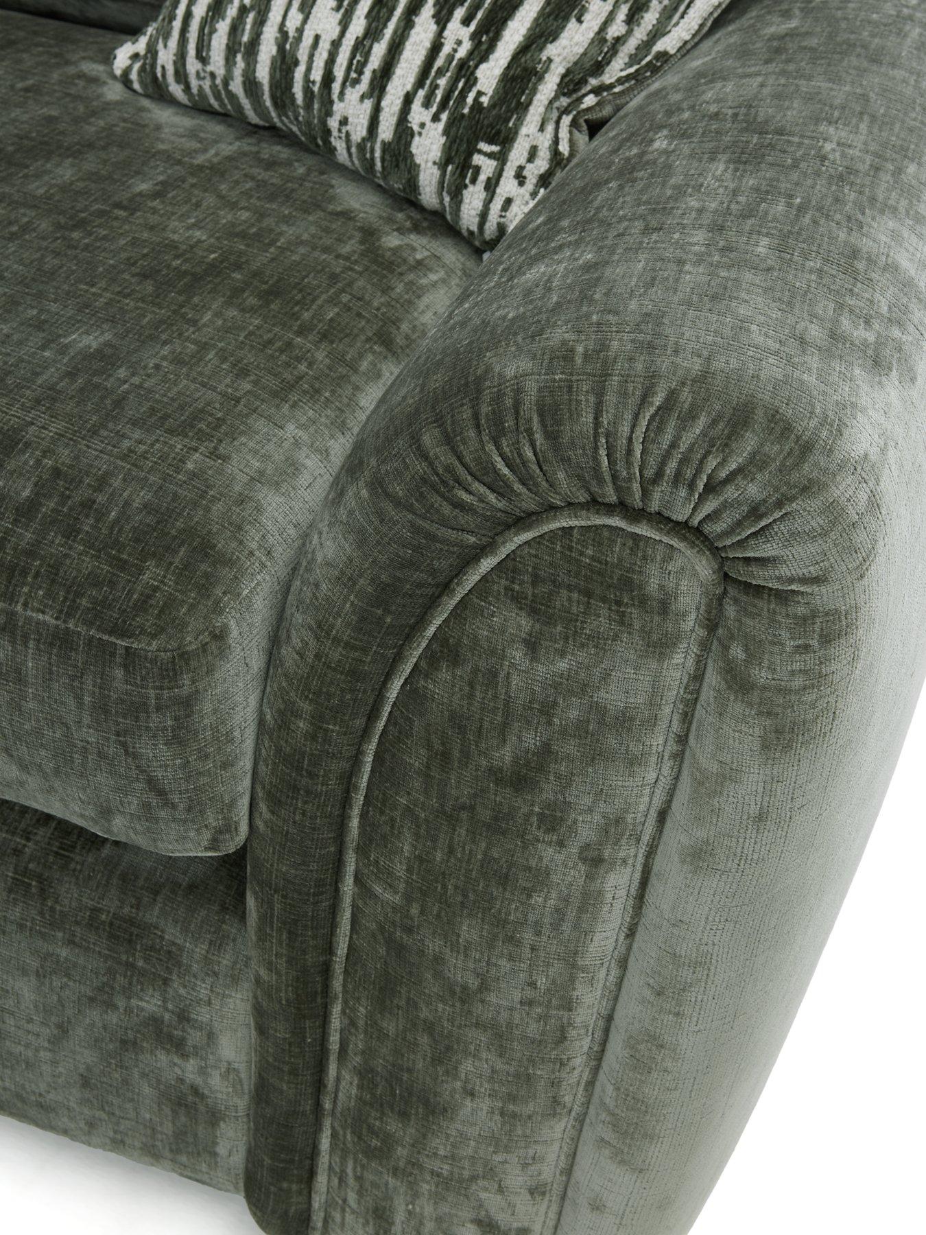 Image 4 of 7 of Very Home Layla Fabric Left Hand Corner Chaise with Footstool&nbsp;- Made to Order in the UK