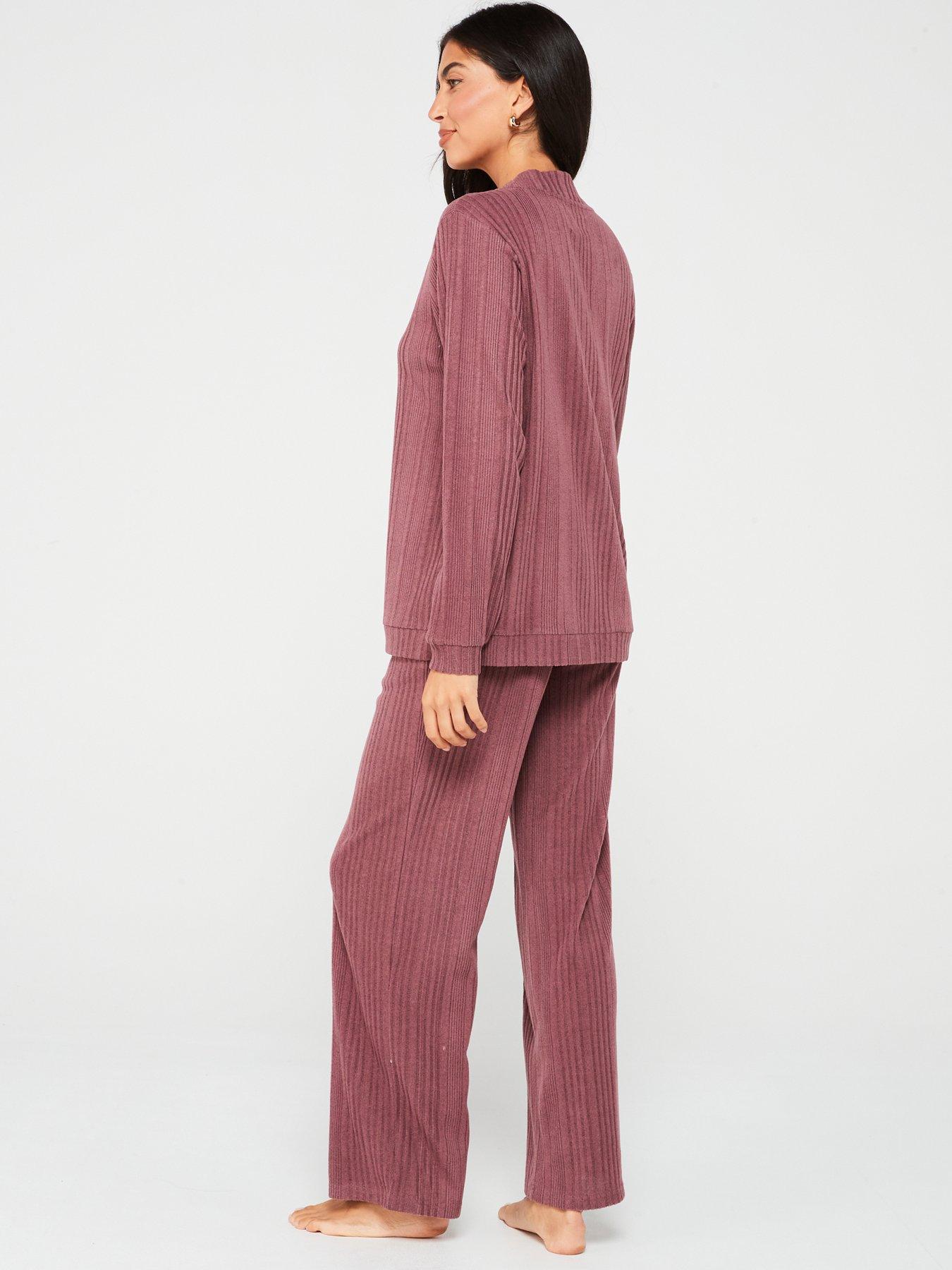 v-by-very-long-sleeve-cardigan-and-wide-leg-pj-setstillFront