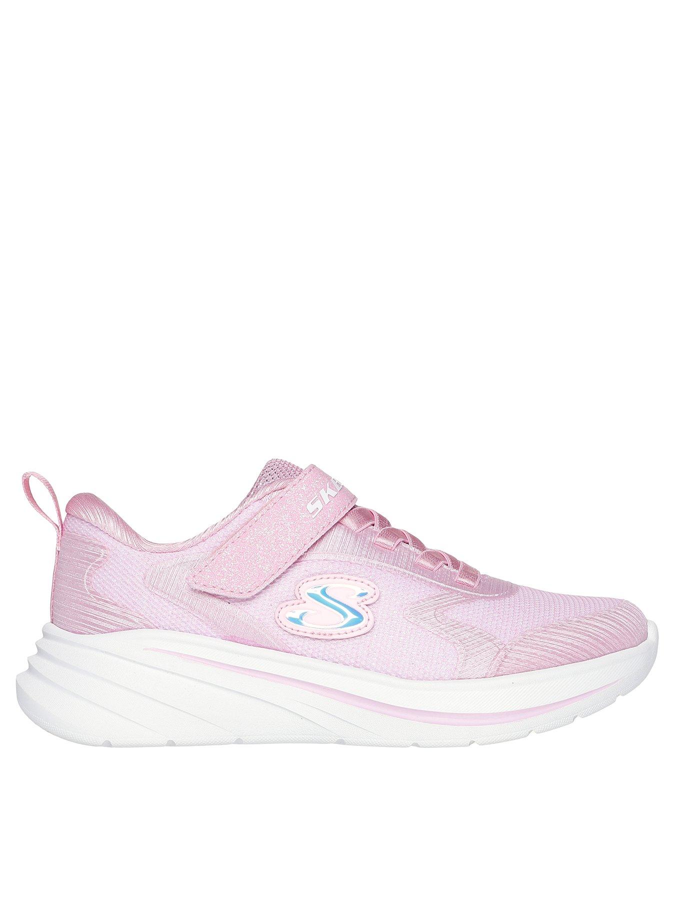 Skechers Girls Wave 92 Sparkle Mesh Trainer