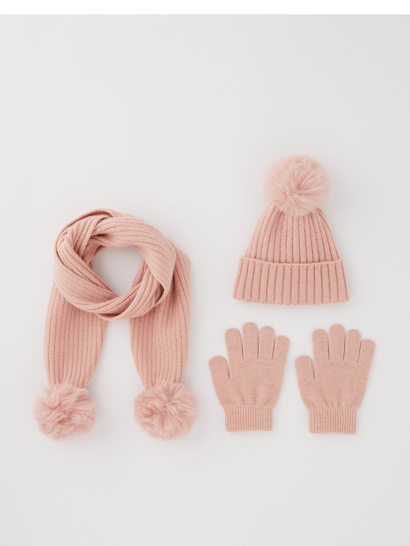 v-by-very-girls-3-piece-pom-hat-scarf-gloves-set