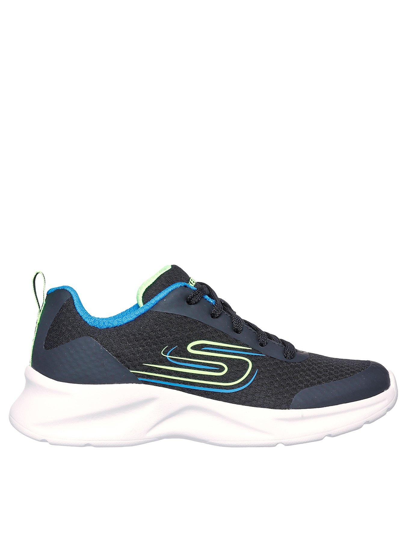 skechers-dynamatic-lace-up-trainer-black