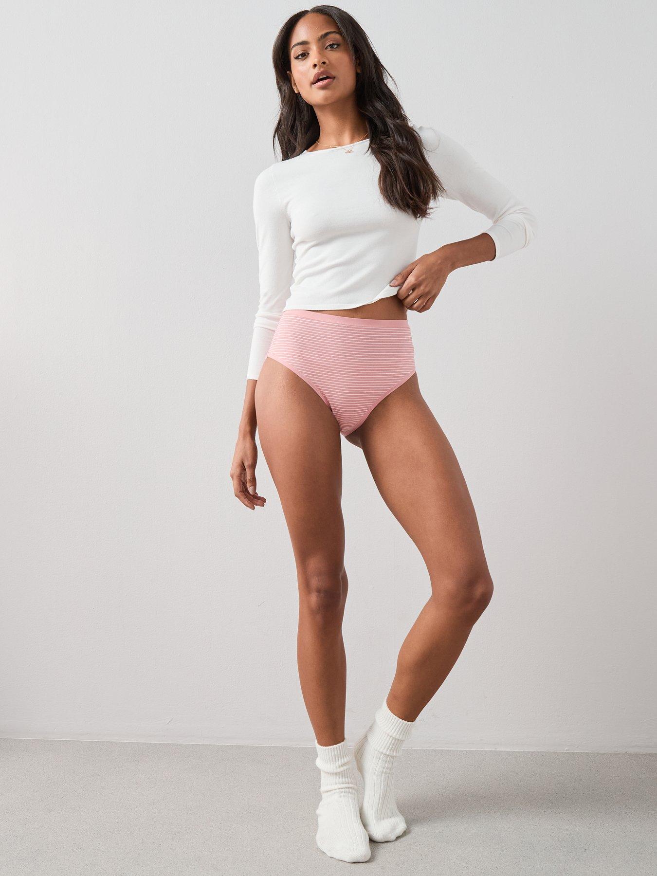 Image 4 of 6 of The Very Collection Womens 5 Pack High Waist Full Briefs - Multi