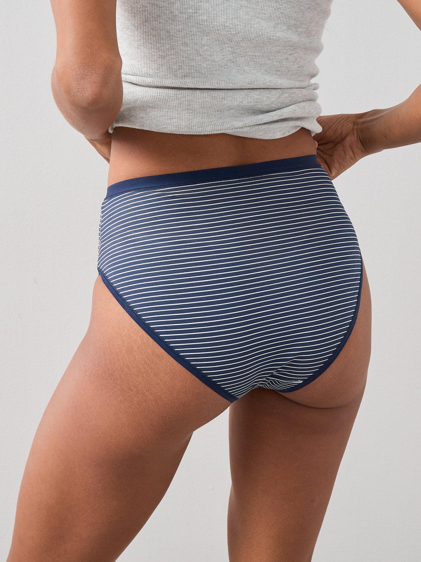 the-very-collection-5-pk-cotton-plain-and-printed-full-high-waisted-briefsback