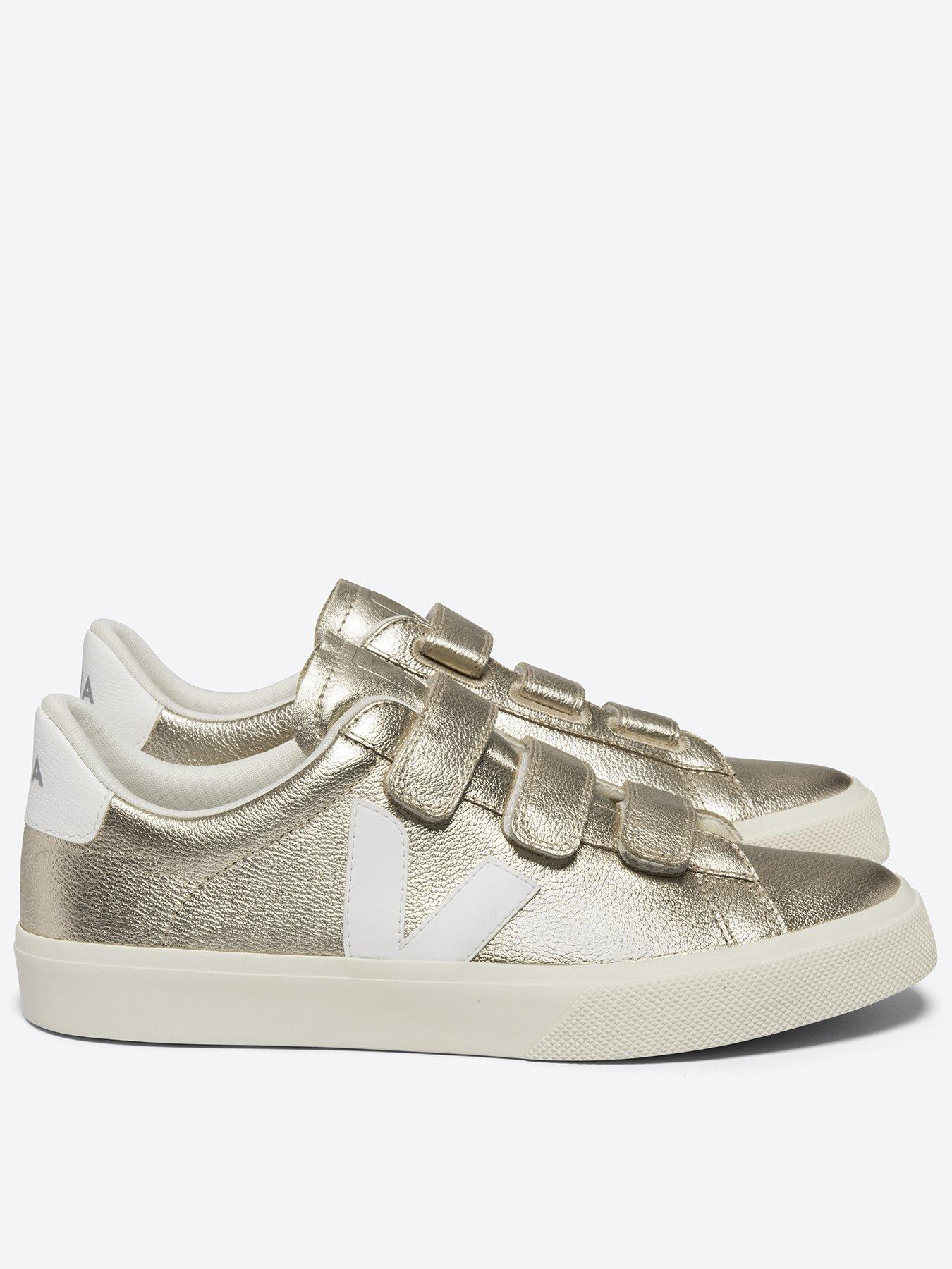 Metallic gold trainers online