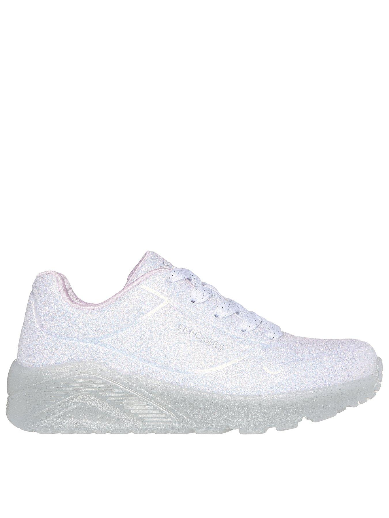 skechers-girls-uno-ice-all-over-glitter-embossed-lace-up-trainer