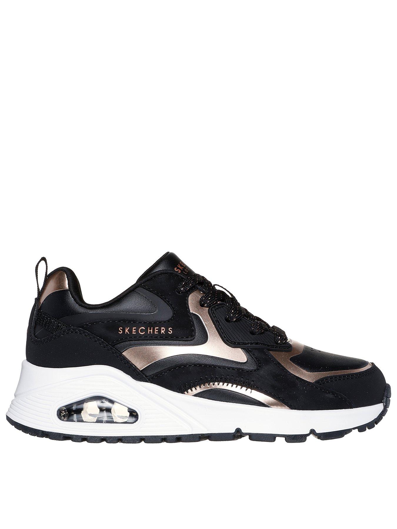 skechers-girls-uno-gen1-lace-up-trainerfront