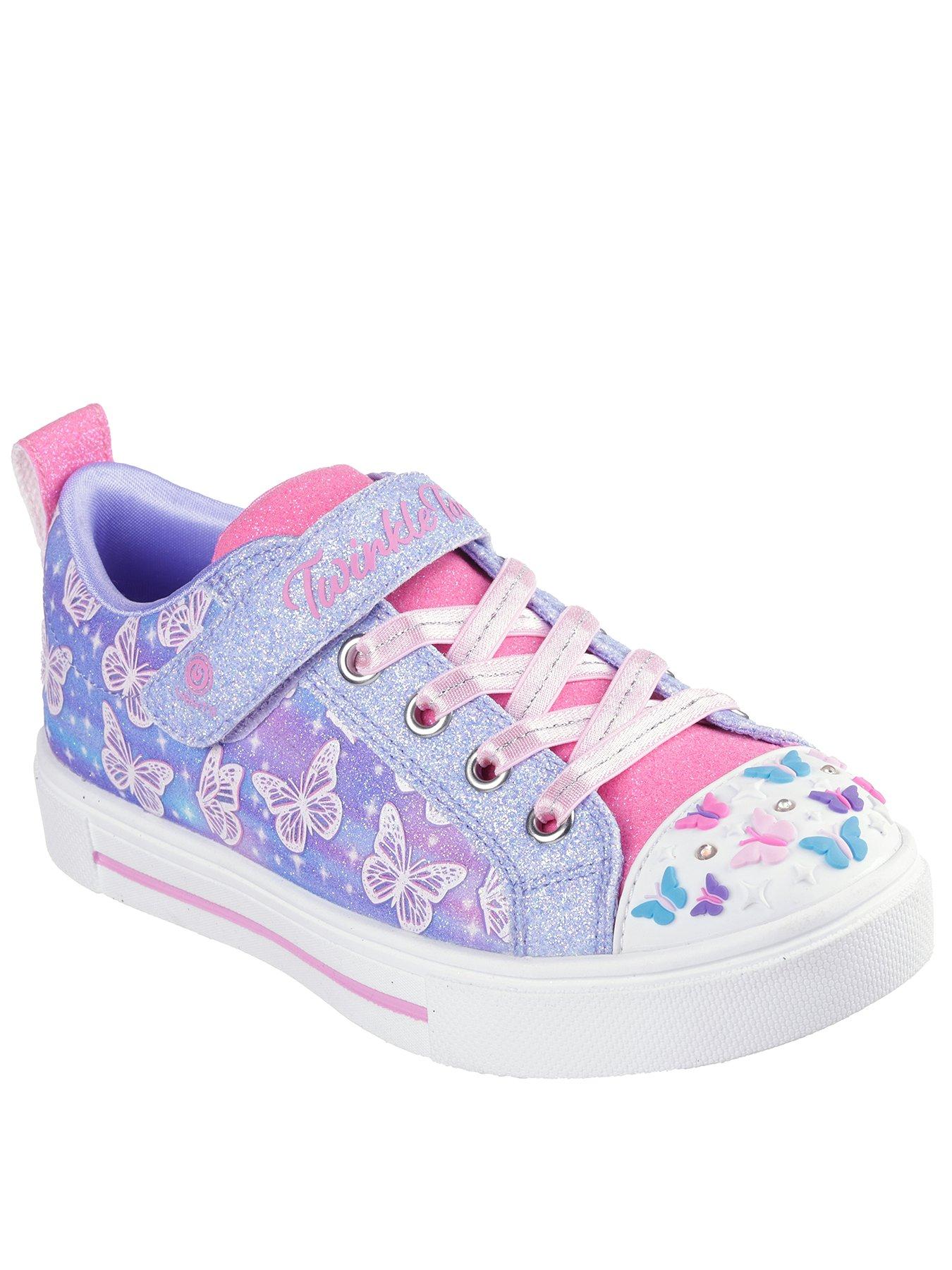 skechers-girls-twinkle-sparks-butterfly-trainerstillFront