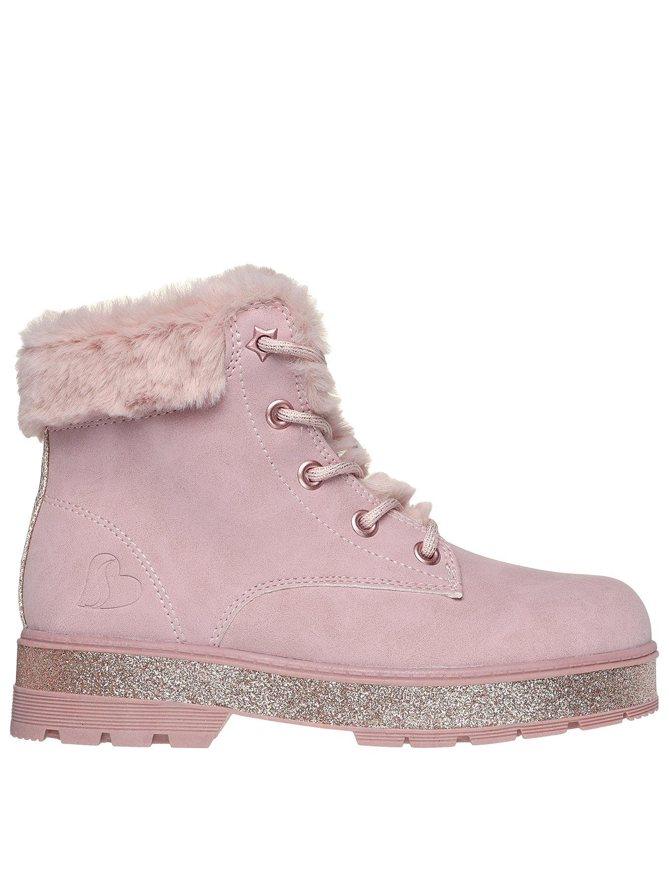 skechers-girls-street-glitz-cozy-combat-lace-up-ankle-boot