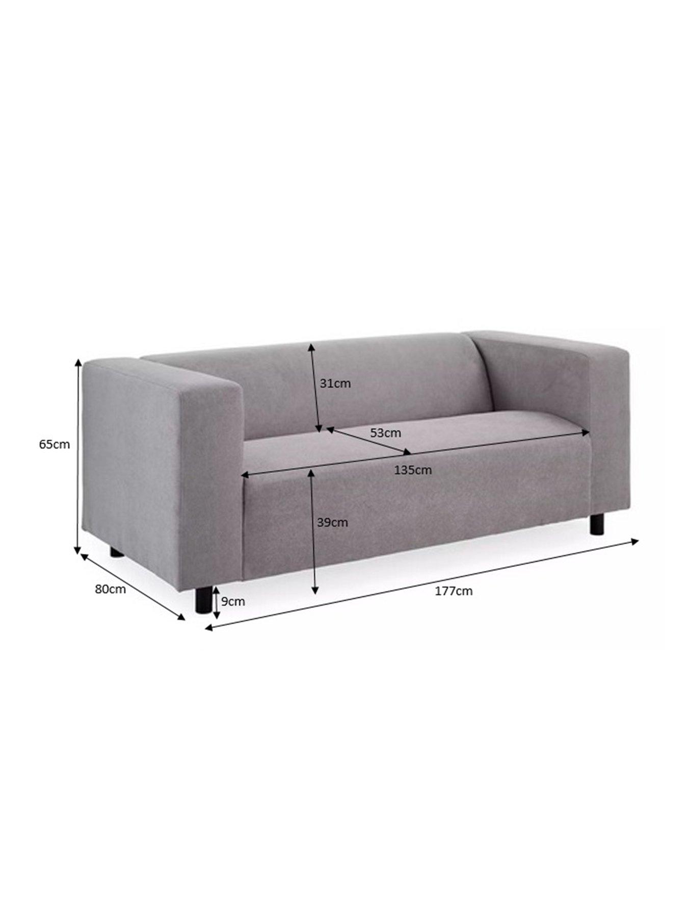 Image 7 of 7 of The Very Collection Clarke 3 Seater Fabric Sofa