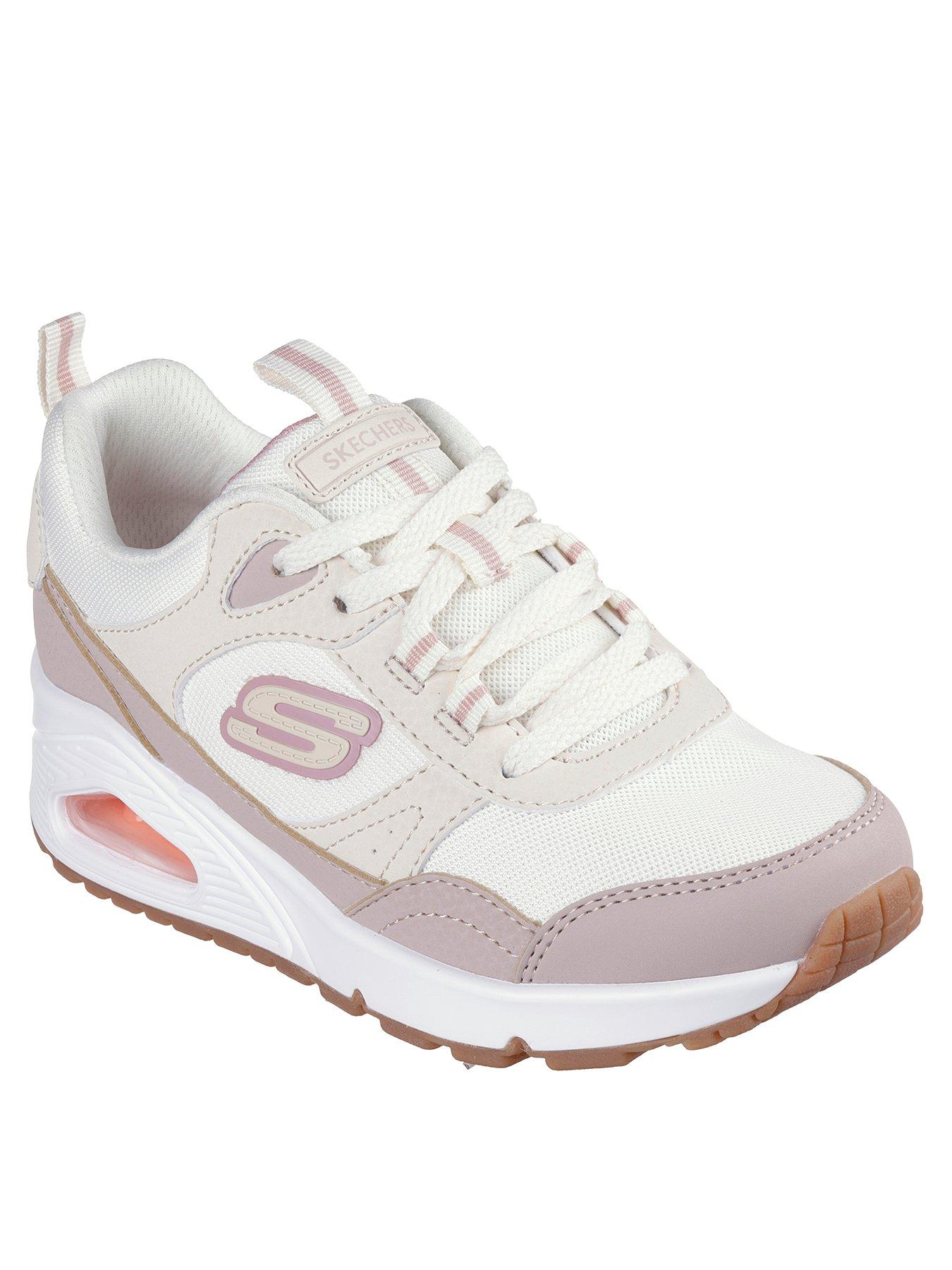 skechers-girls-uno-lace-up-trainerstillFront